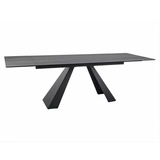 Blagovaonski stol Salvadore 160/240x90cm, Materijal: Kaljeno staklo/Keramika