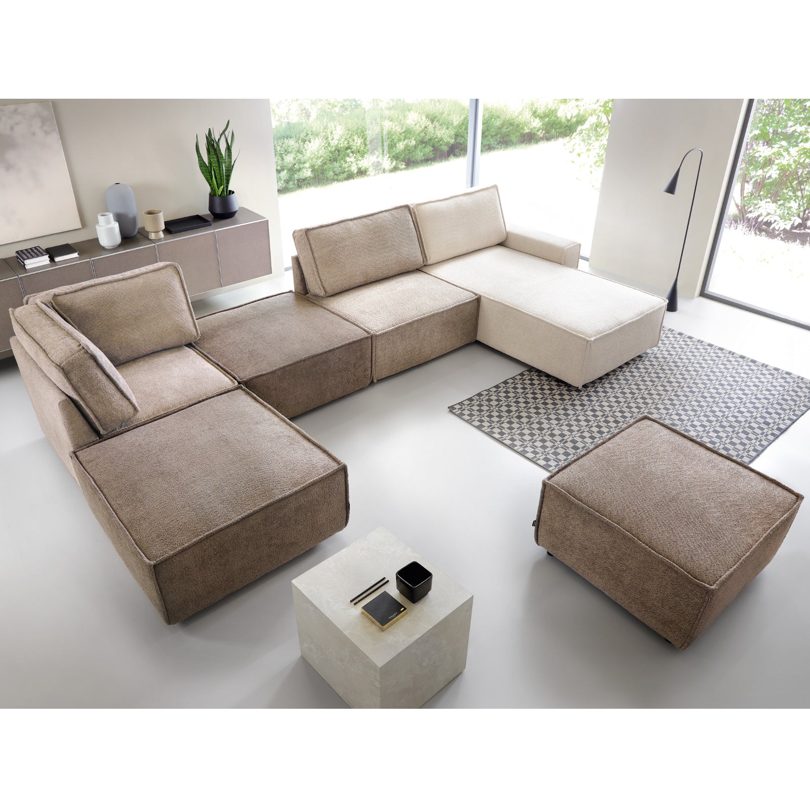 Modularna garnitura Domo, Materijal: Mogućnost izbora