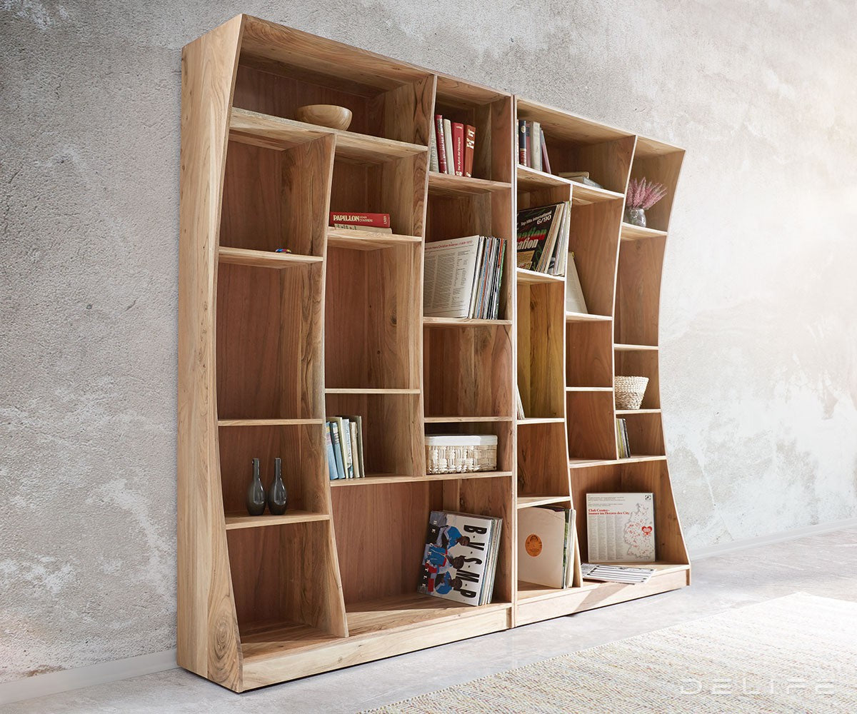 Poličar Live-Edge 120cm, lijevo, Materijal: Bagrem