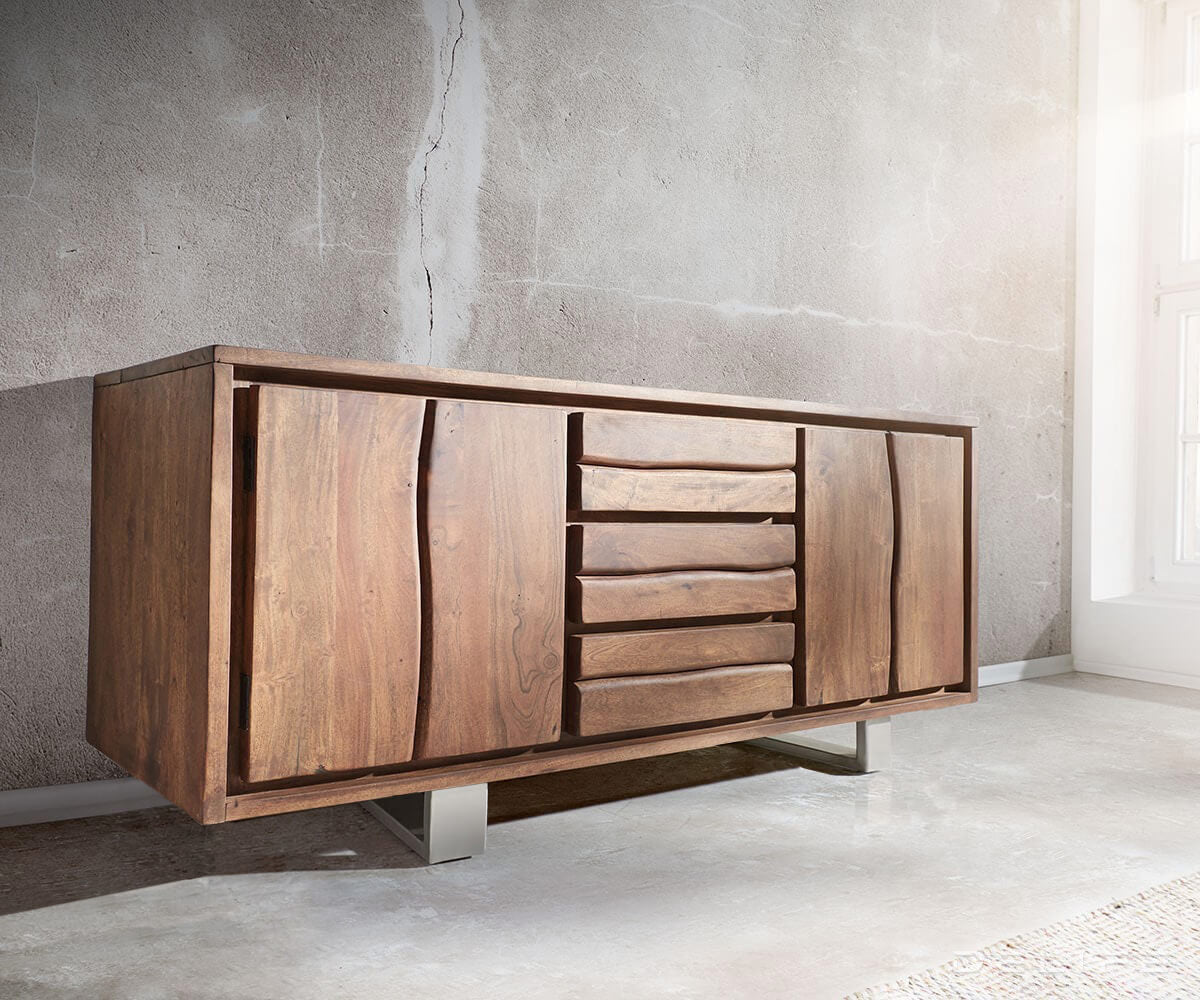 Komoda Live-Edge, Materijal: Bagrem