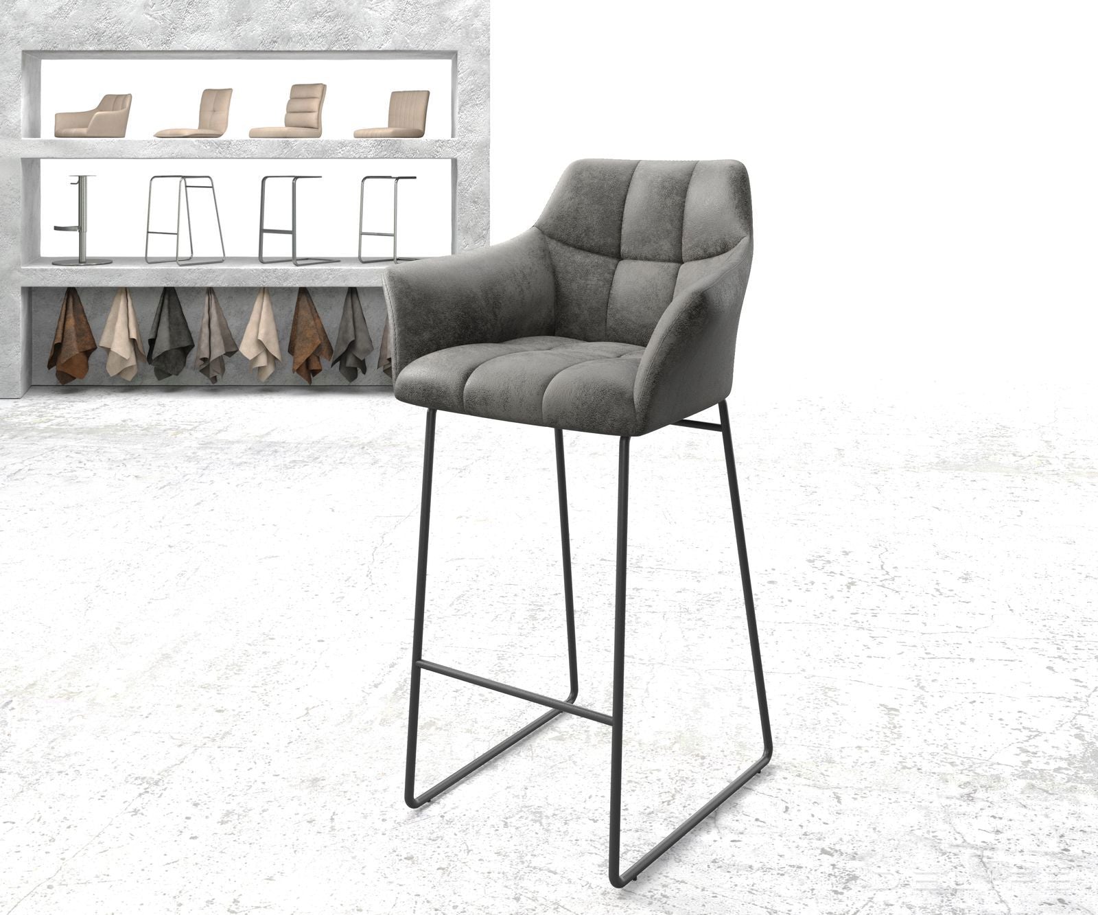 Barska stolica Yulo, Materijal: Mikrofibra