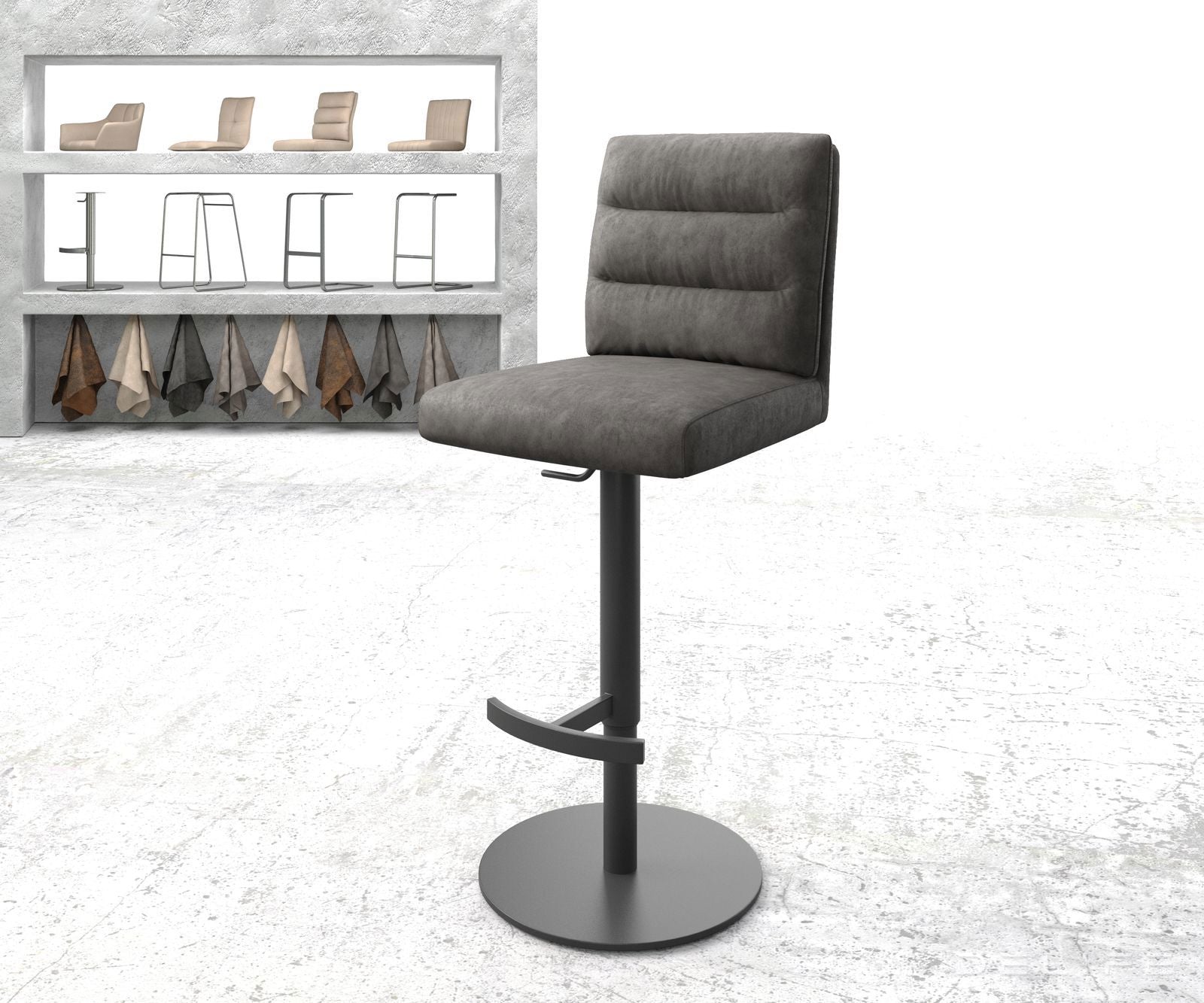 Barska stolica Pela, Materijal: Mikrofibra