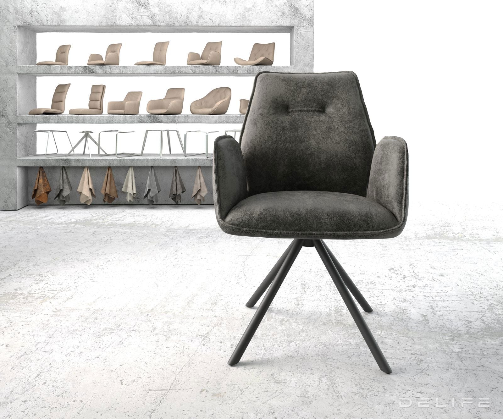 Blagovaonska stolica Zoa, Materijal: Mikrofibra