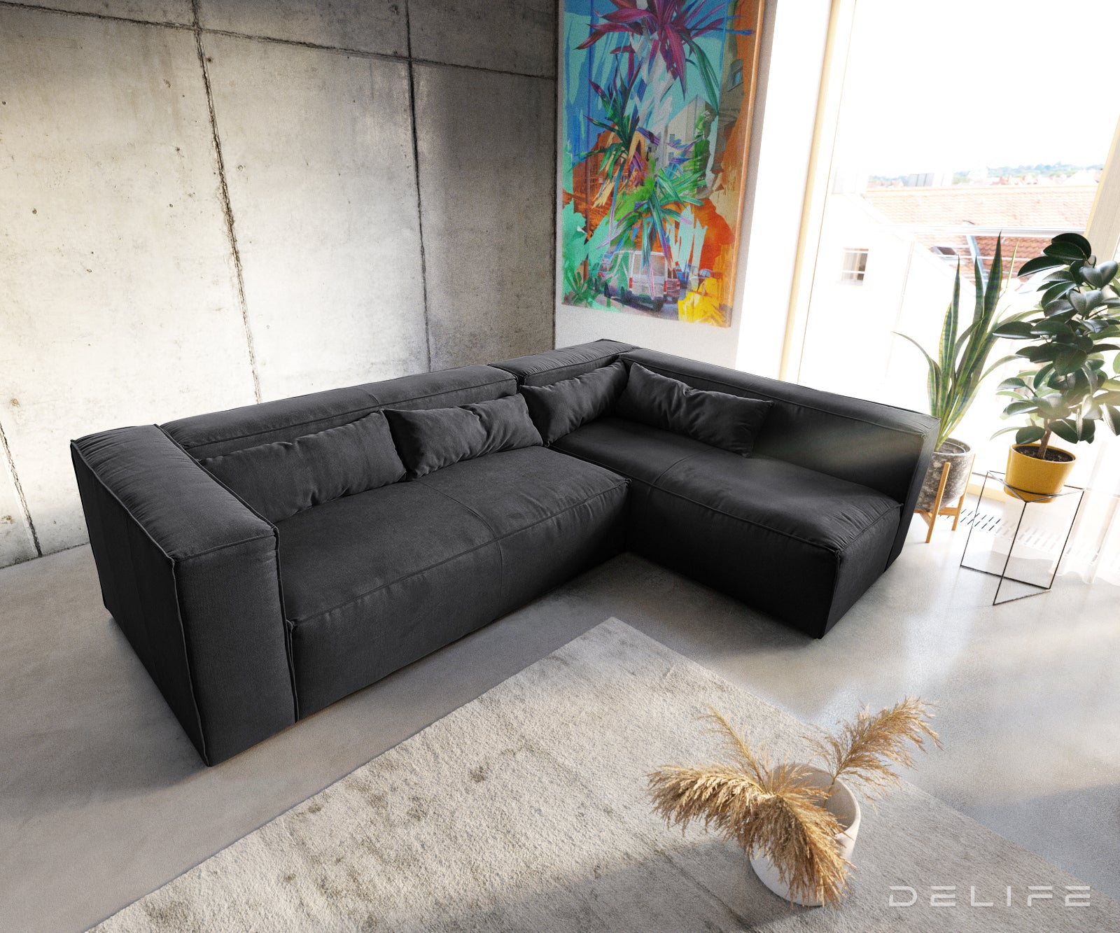 Kutna garnitura Brom 267x173cm, Materijal: Mikrofibra