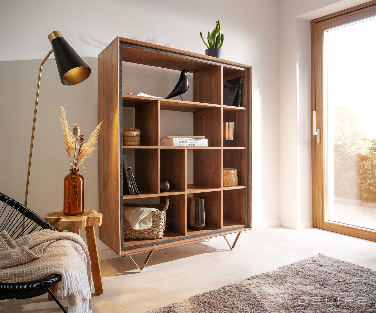 Poličar Stonegrace 120x150cm, Materijal: Bagrem