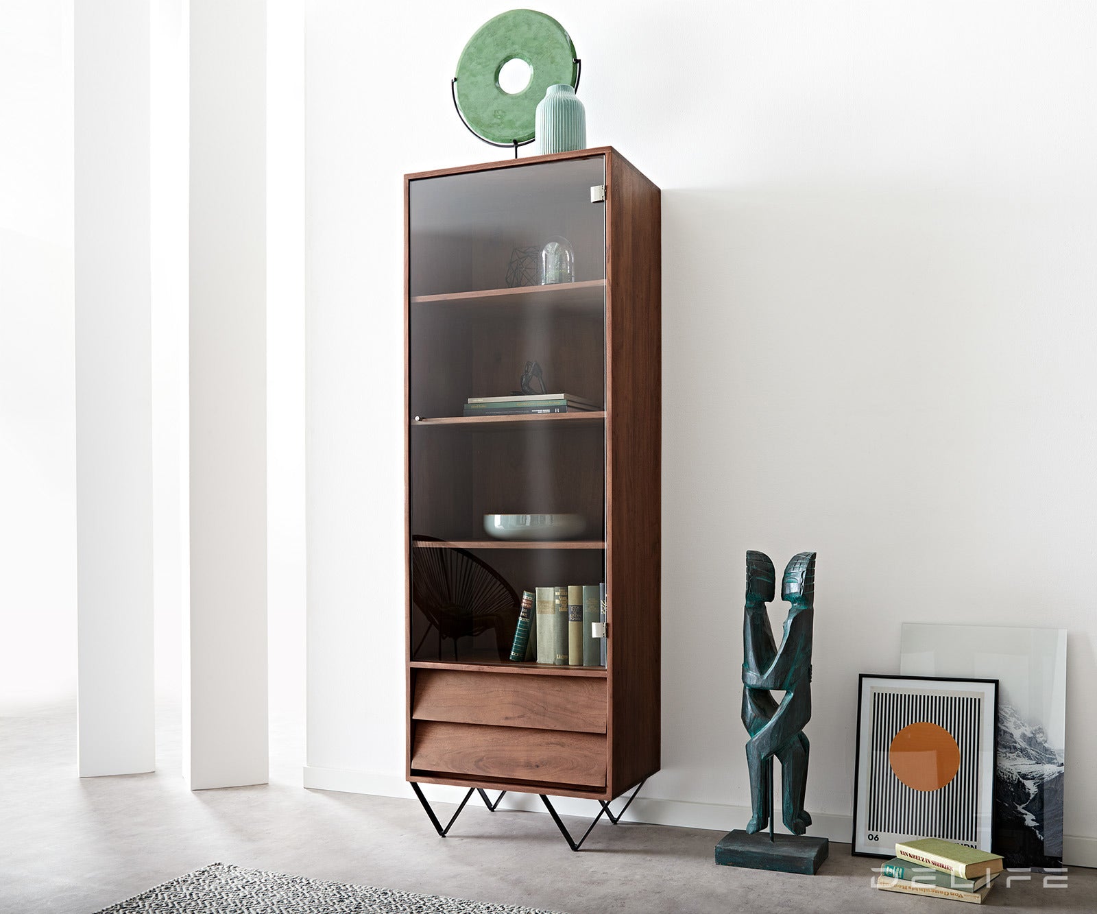 Visoka komoda Eloi, Materijal: Bagrem