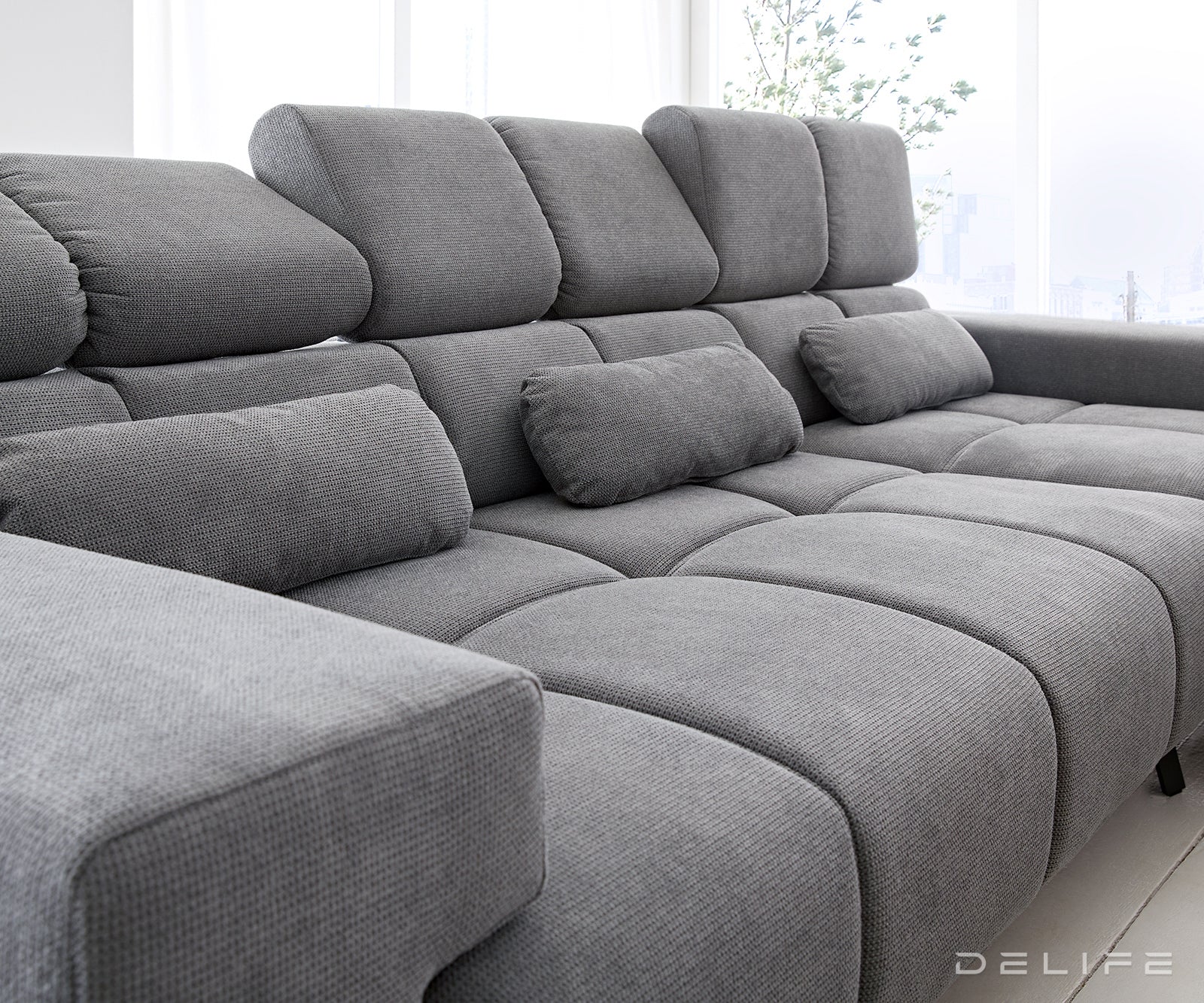 Kutna garnitura Ordino 284x200cm, Materijal: Mikrofibra