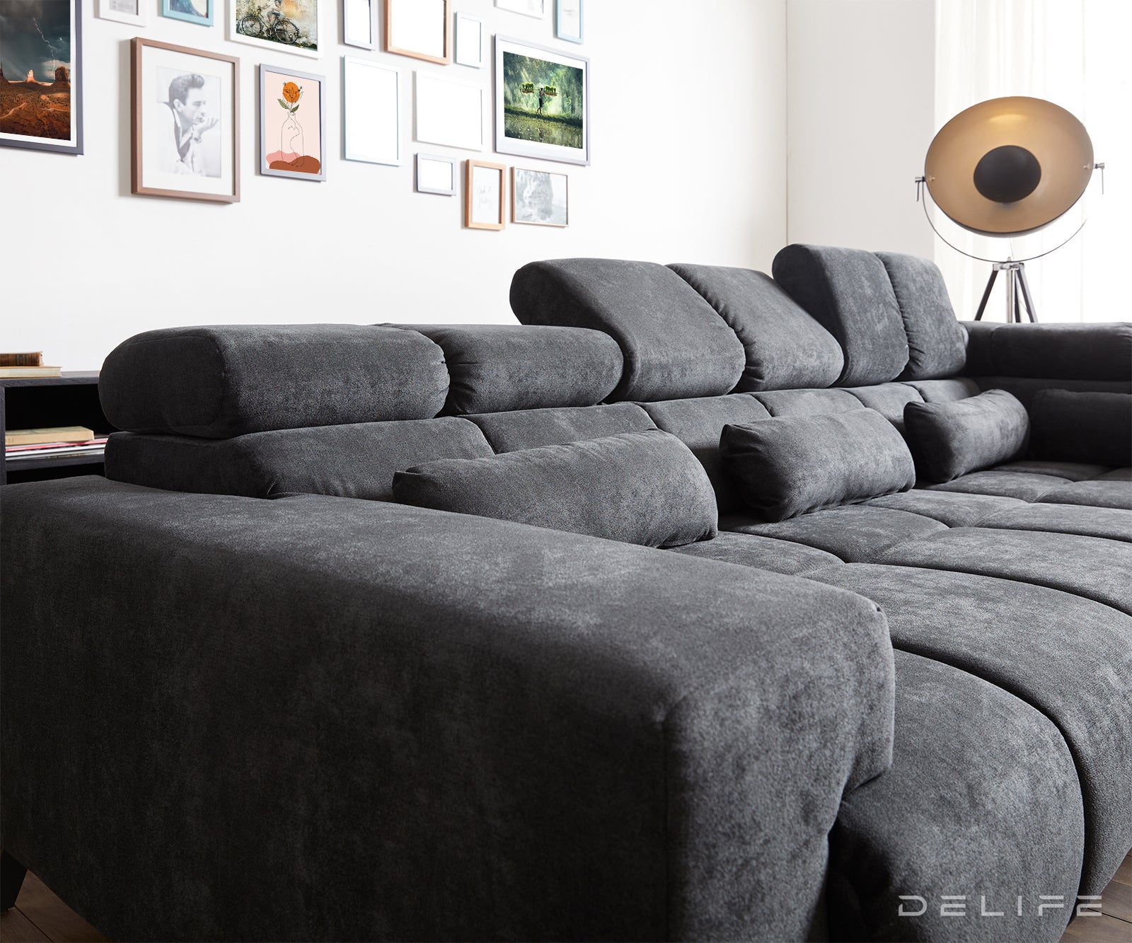 Kutna garnitura Catan 295x230cm, Materijal: Mikrofibra