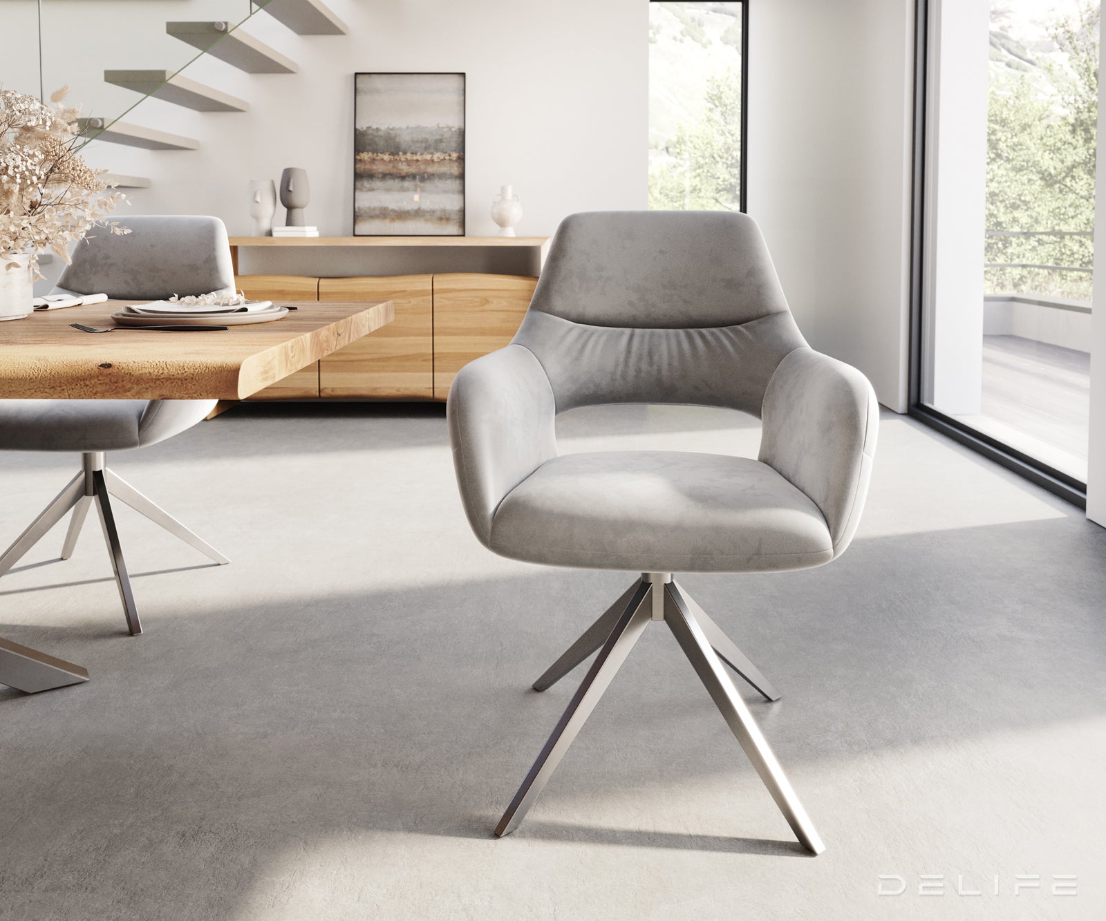 Blagovaonska stolica Yago, Materijal: Baršun