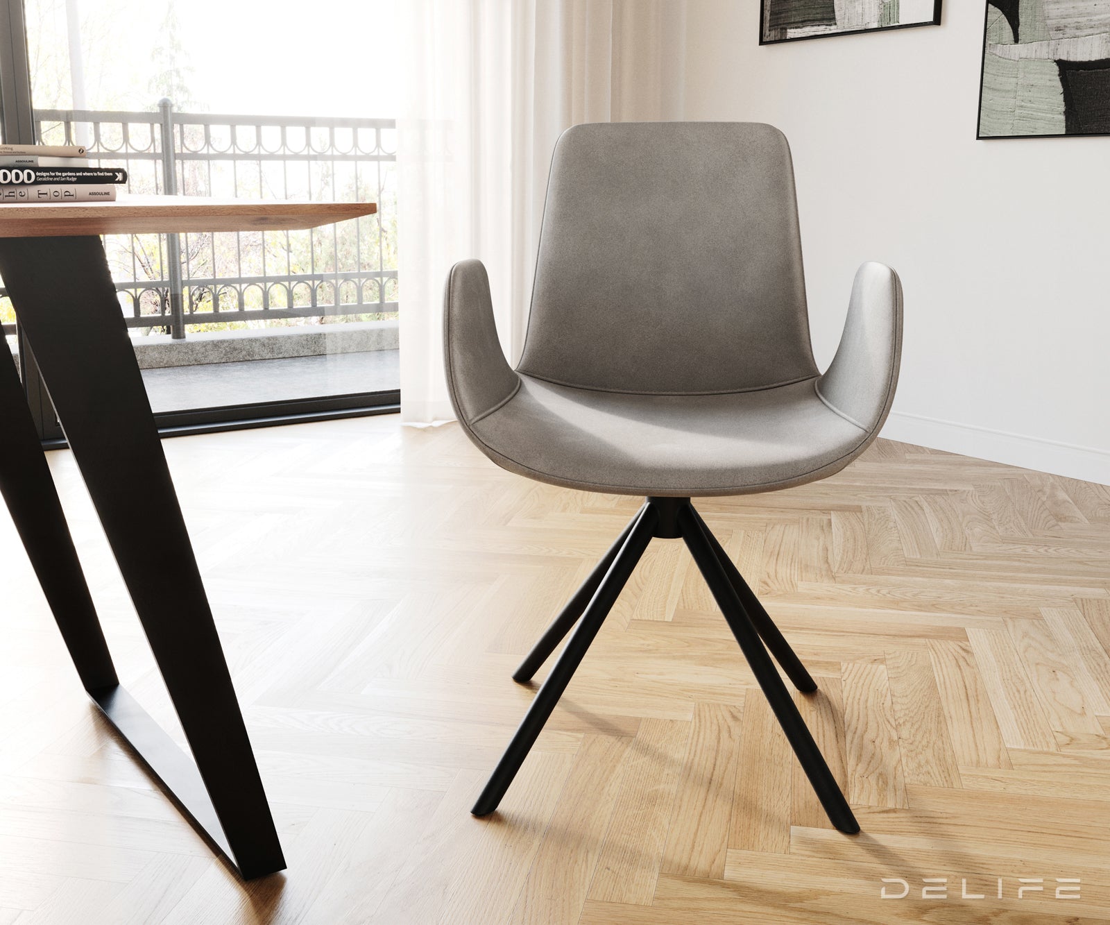 Blagovaonska stolica Ilia, Materijal: Baršun