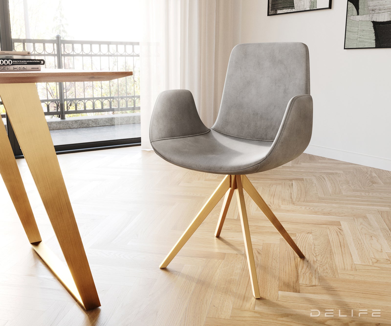 Blagovaonska stolica Ilia, Materijal: Baršun