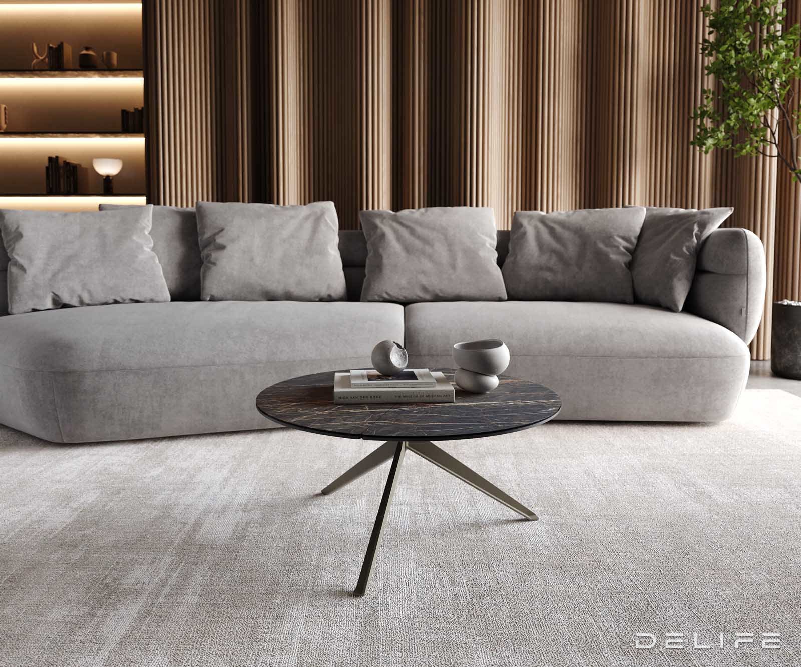 Klub stolić Delron 70x70cm, Materijal: Keramika