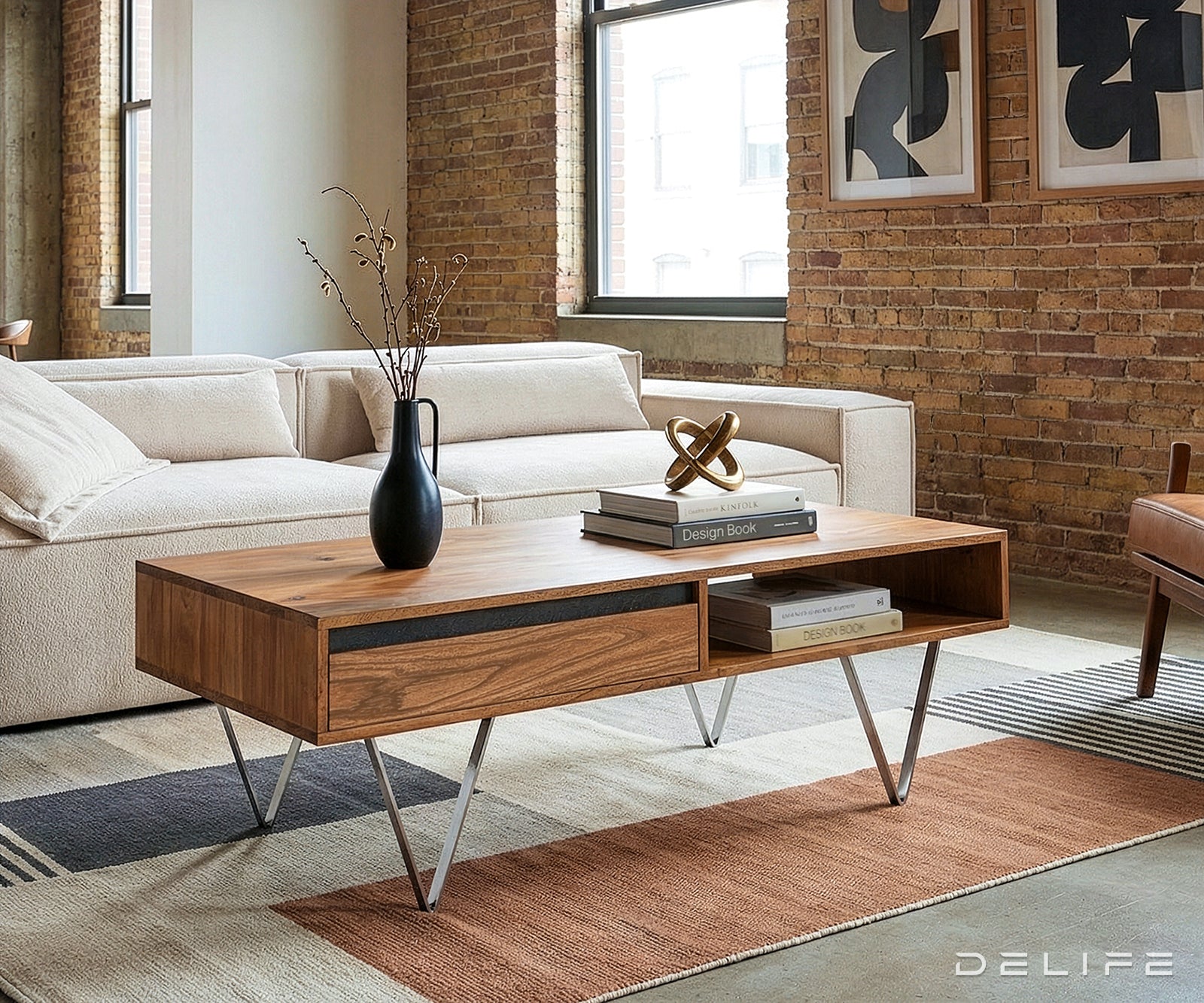 Klub stolić Stonegrace 115x60cm, Materijal: Bagrem