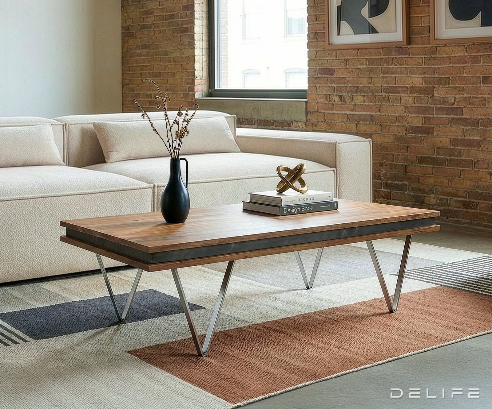 Klub stolić Stonegrace 117x60cm, Materijal: Bagrem