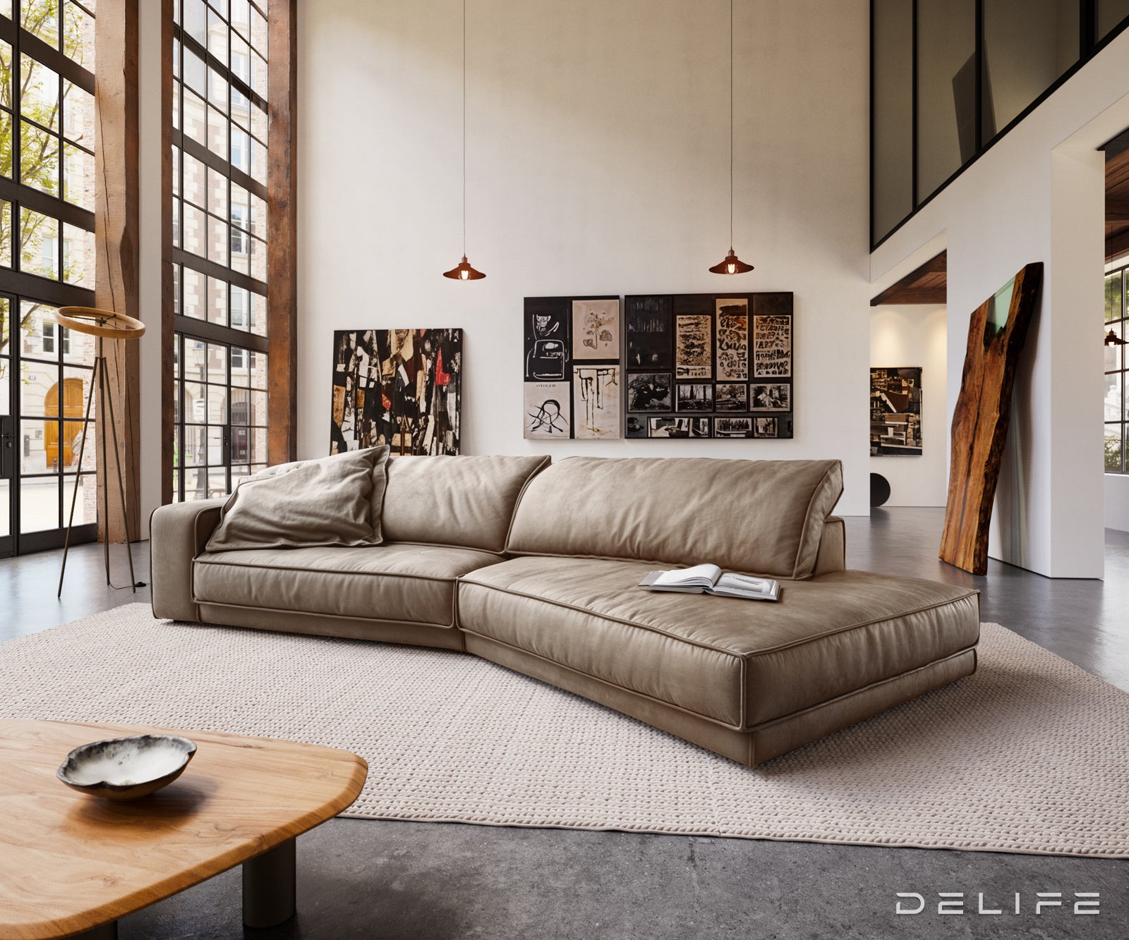 Sofa Snoosh 400x200cm, Materijal: Mikrofibra