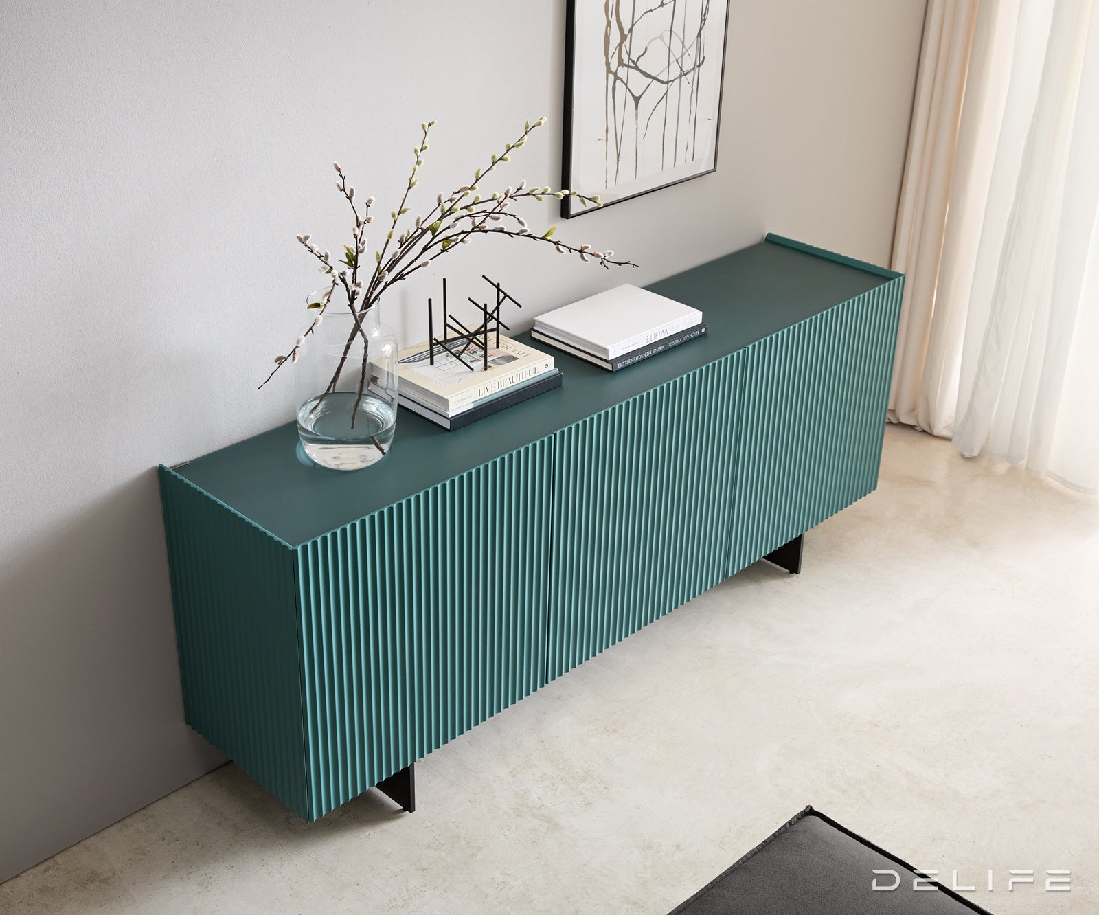 Komoda Kelani 180x40cm, Materijal: MDF