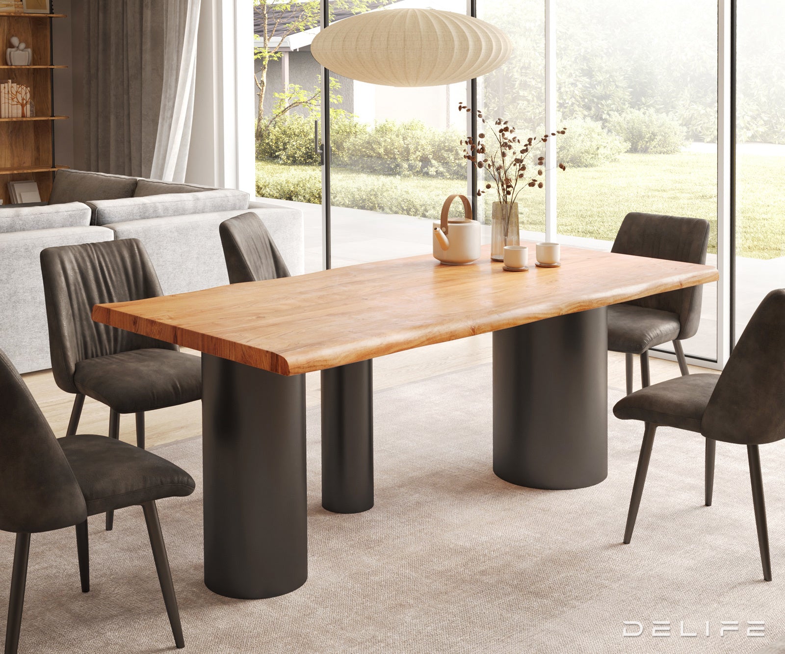 Blagovaonski stol Edge 200x100cm, Materijal: Hrast