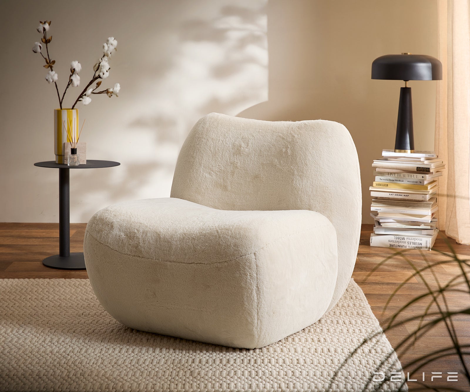 Fotelja Zena 75x84cm, Materijal: Pliš