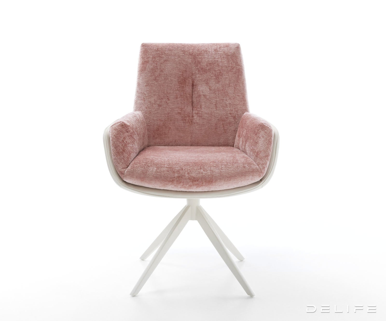 Blagovaonska Stolica Clea, Materijal: Chenille/Koža