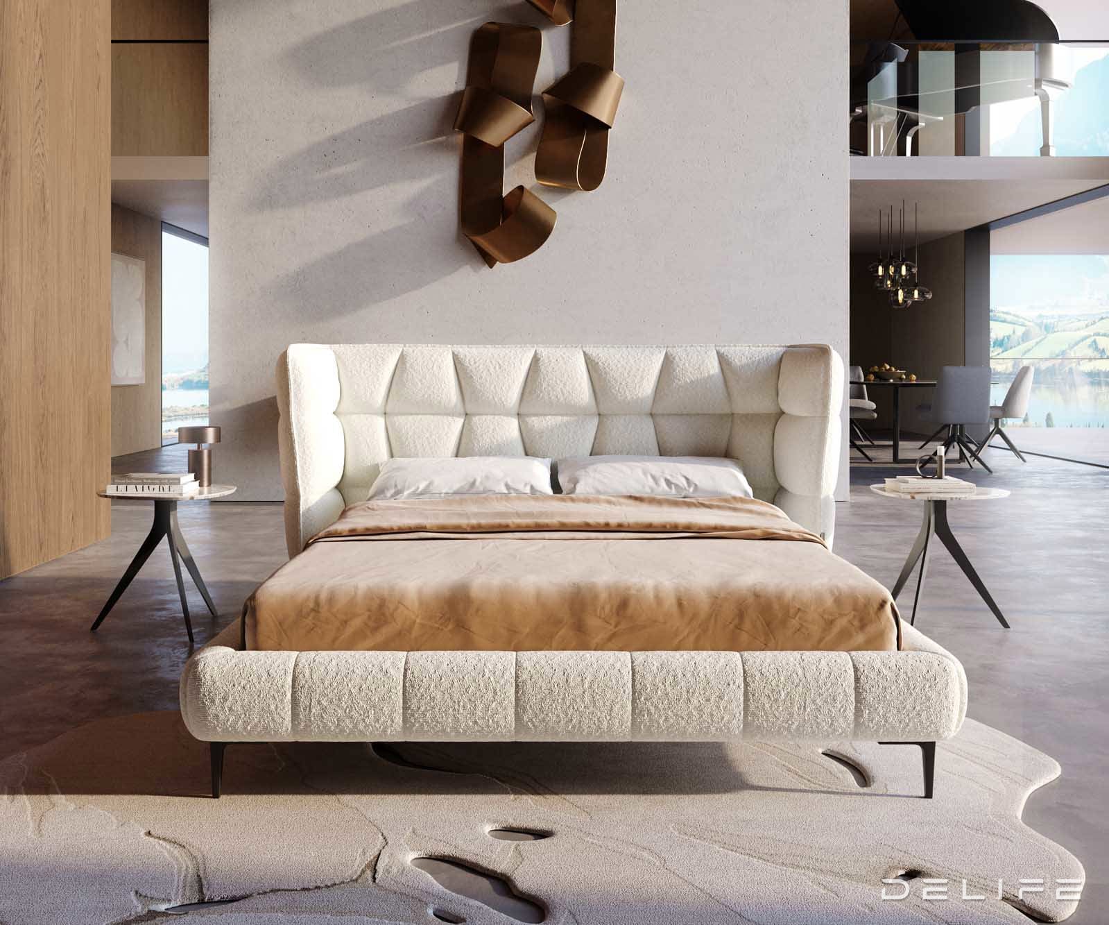 Okvir Kreveta Capujo, Materijal: Boucle