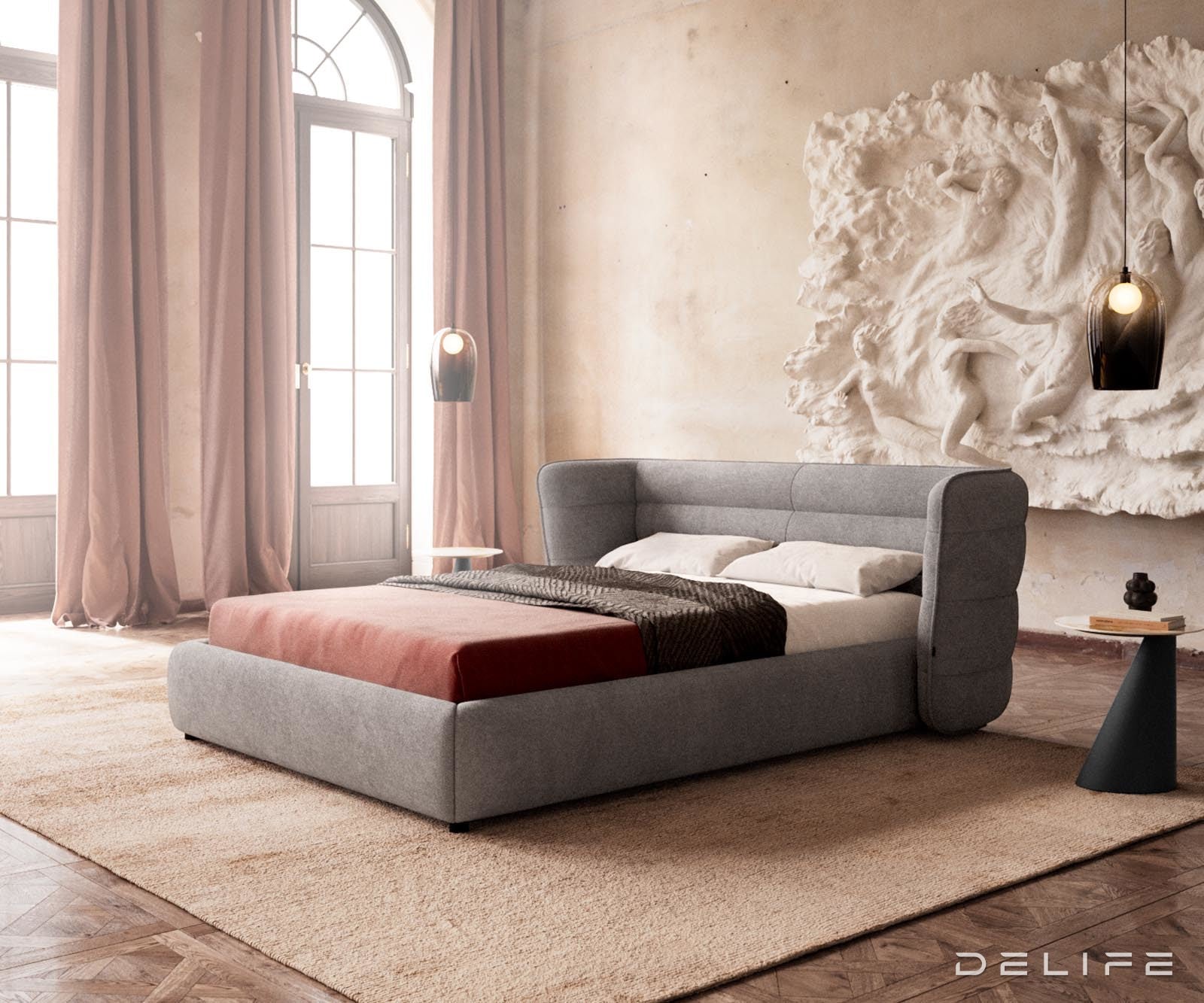 Okvir Kreveta Simea, Materijal: Mikrofibra