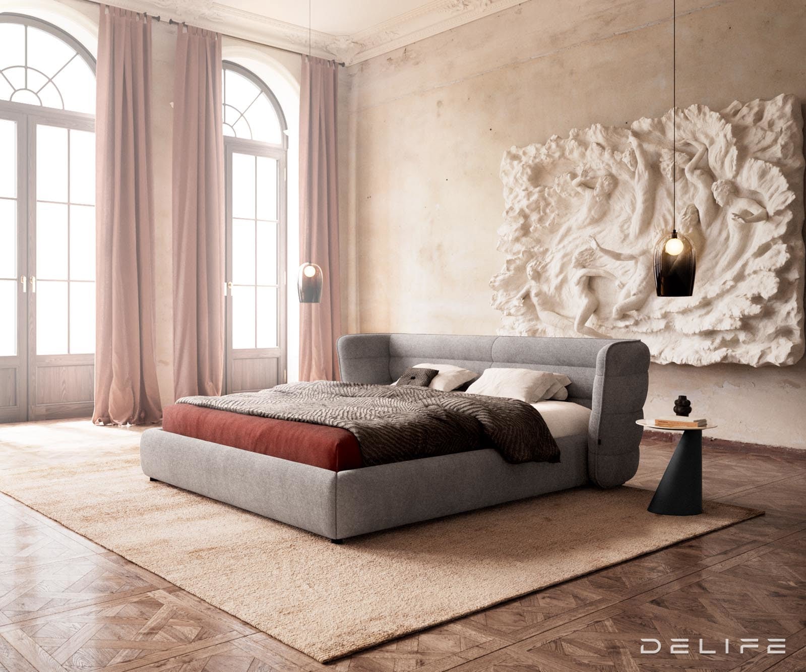 Okvir Kreveta Simea, Materijal: Mikrofibra