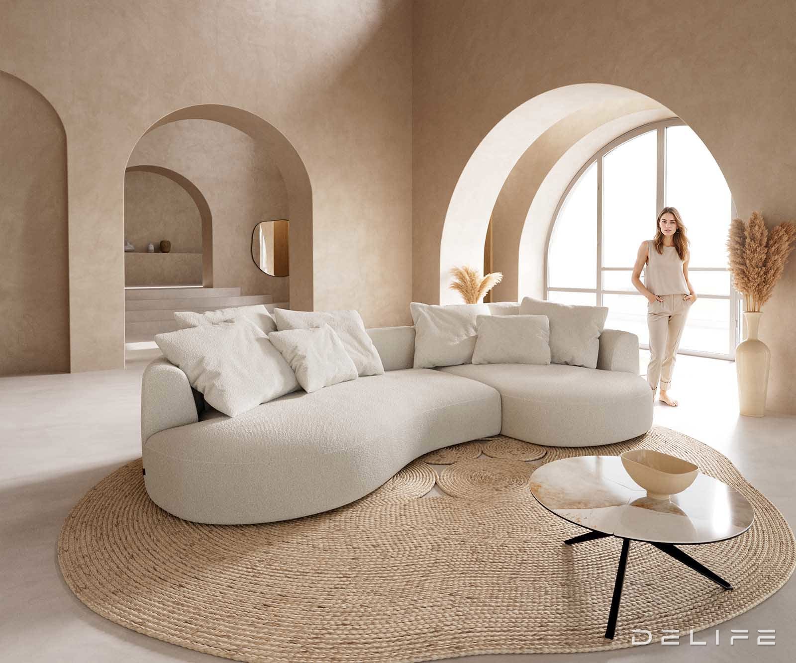 Sofa Edina 328x166cm, Materijal: Boucle