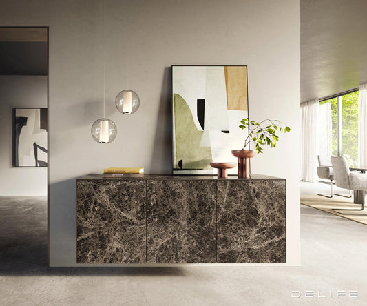 Komoda Cuor 150x45cm, Materijal: Keramika Emperador Extra Lucidato