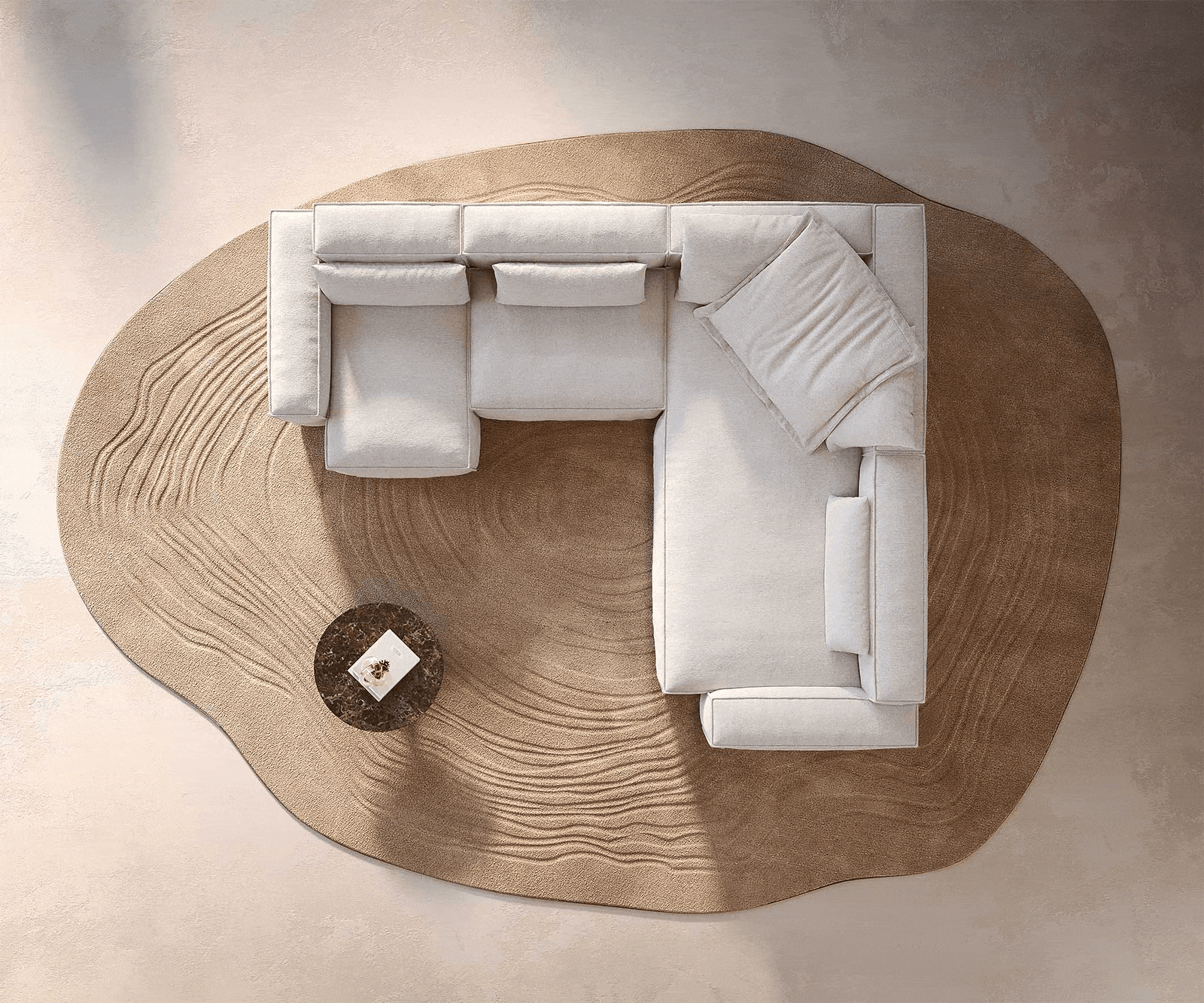 Modularna garnitura Freestyle 360x290cm, Materijal: Boucle