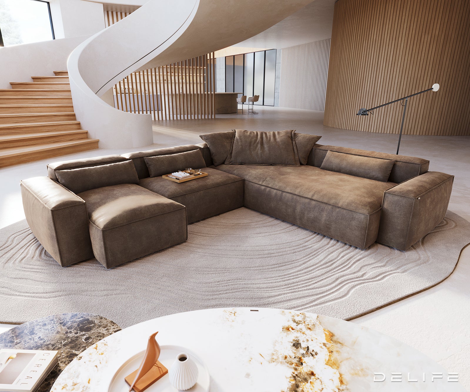 Modularna garnitura Freestyle 360x290cm, Materijal: Mikrofibra