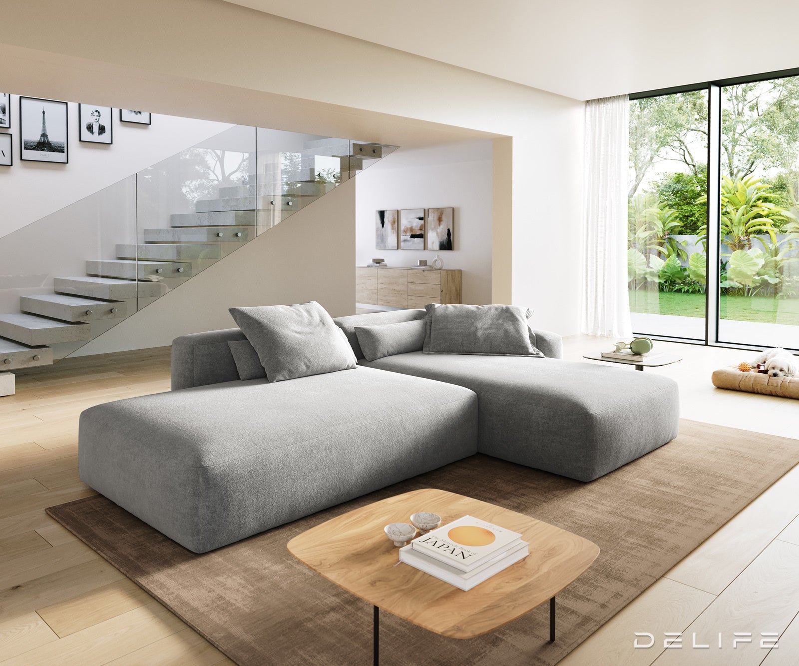 Modularna garnitura Freestyle 310x200cm, Materijal: Strukturirana tkanina