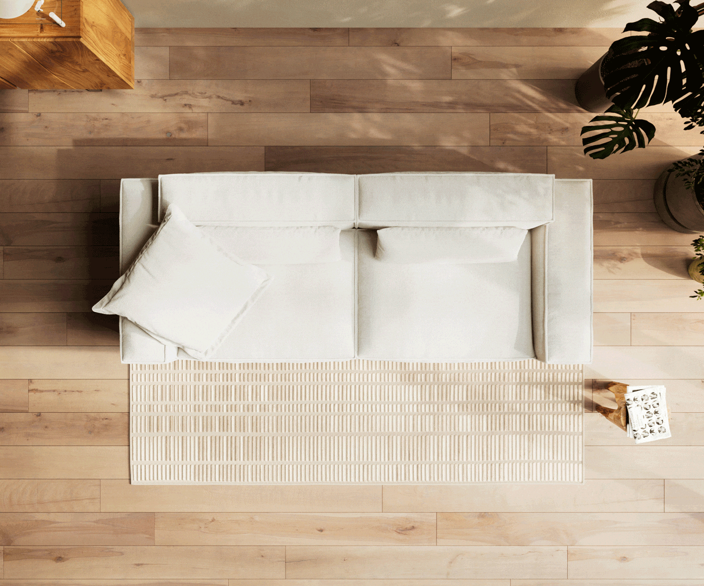 Modularna Sofa Freestyle 280x110cm, Materijal: Boucle