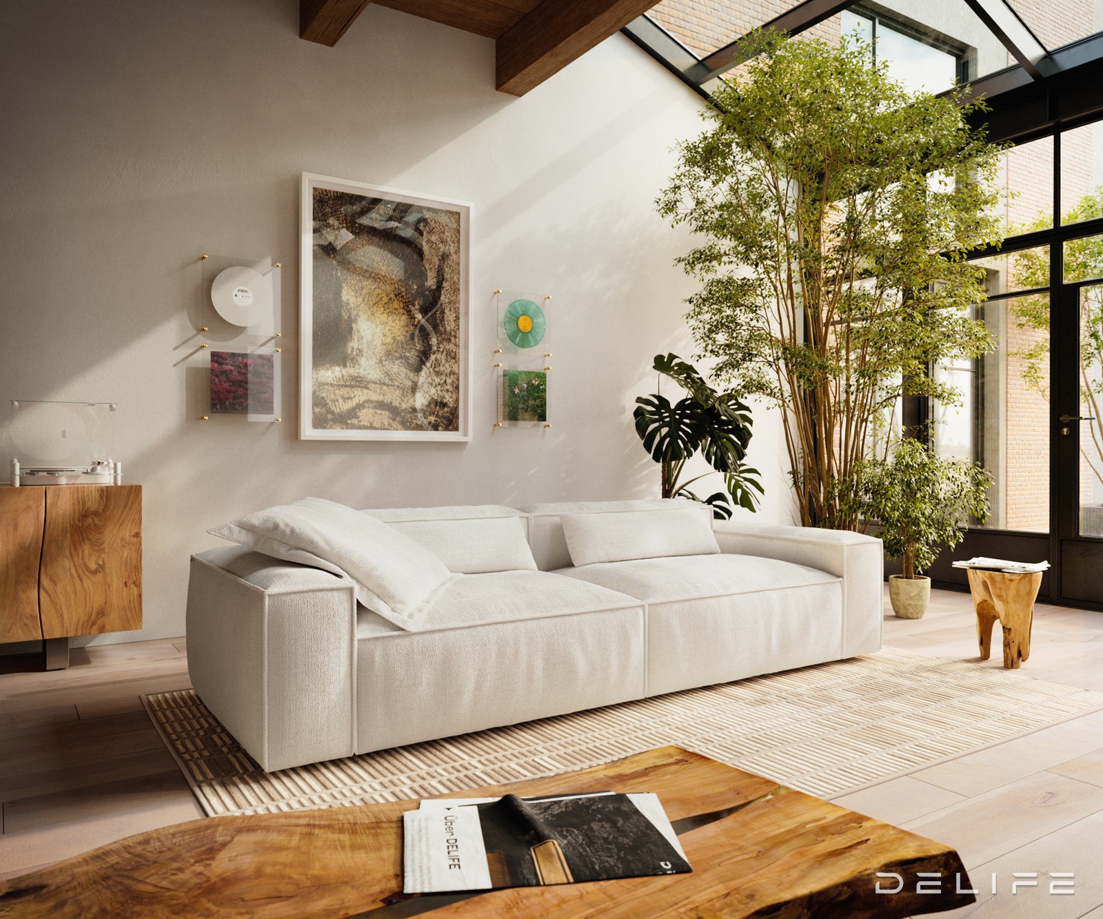 Modularna Sofa Freestyle 280x110cm, Materijal: Boucle