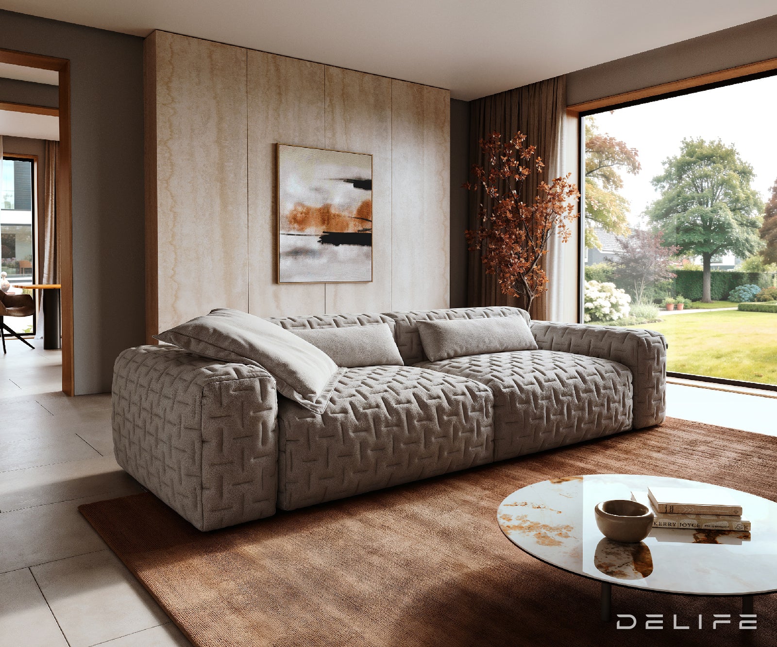 Modularna Sofa Freestyle 280x110cm, Materijal: Strukturirana tkanina