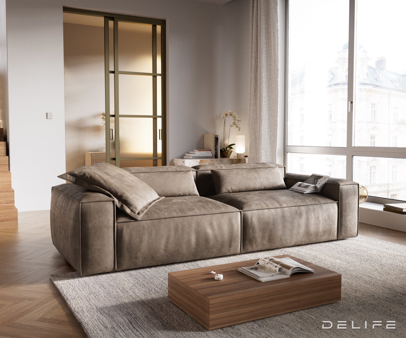 Modularna Sofa Freestyle 280x110cm, Materijal: Mikrofibra