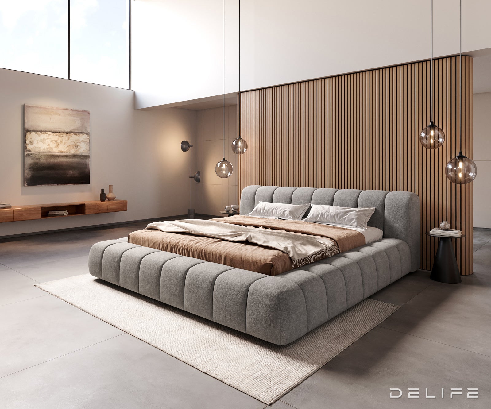 Okvir Kreveta Cutio, Materijal: Strukturirana Tkanina