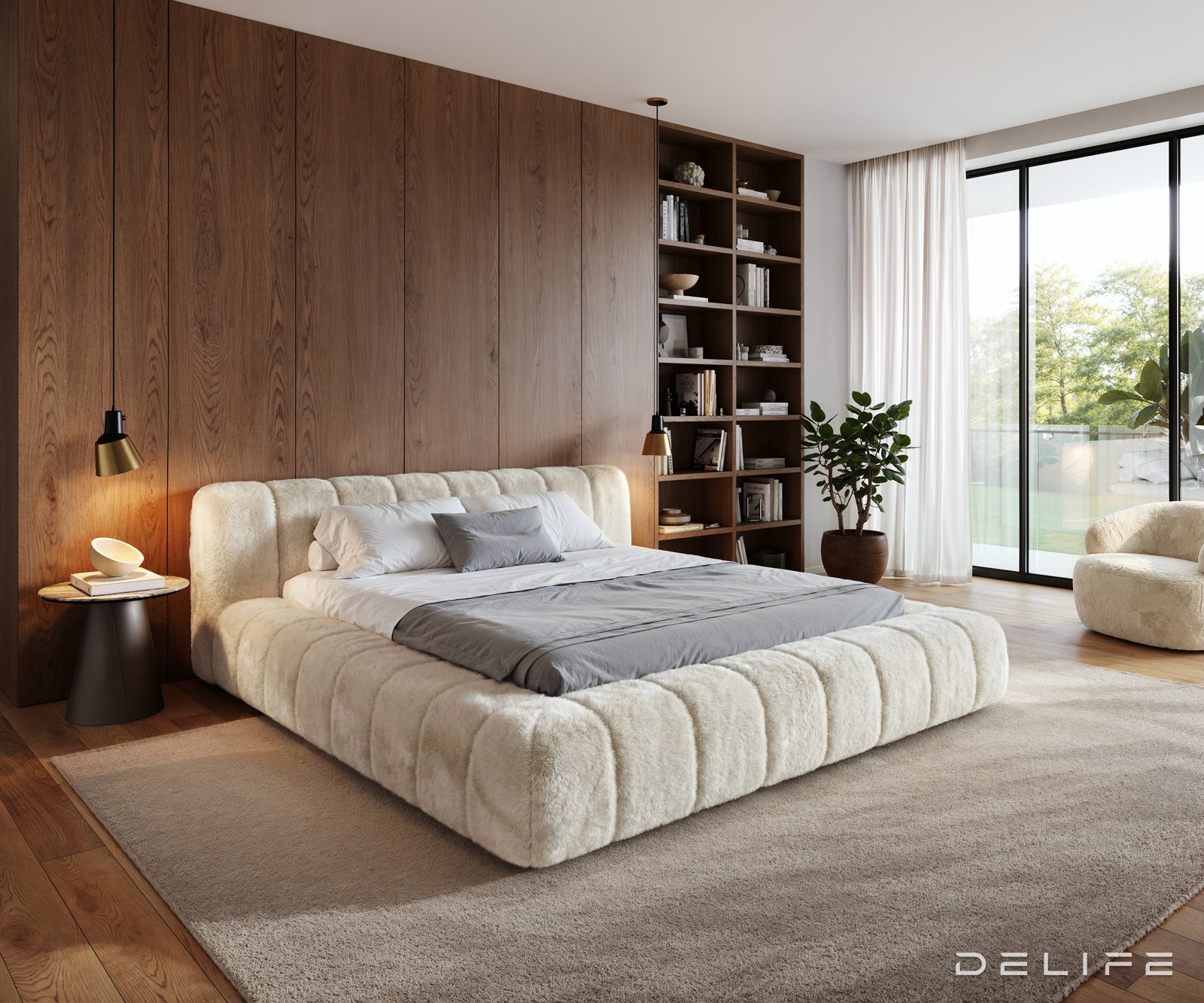 Okvir Kreveta Cutio 180x200cm, Materijal: Pliš