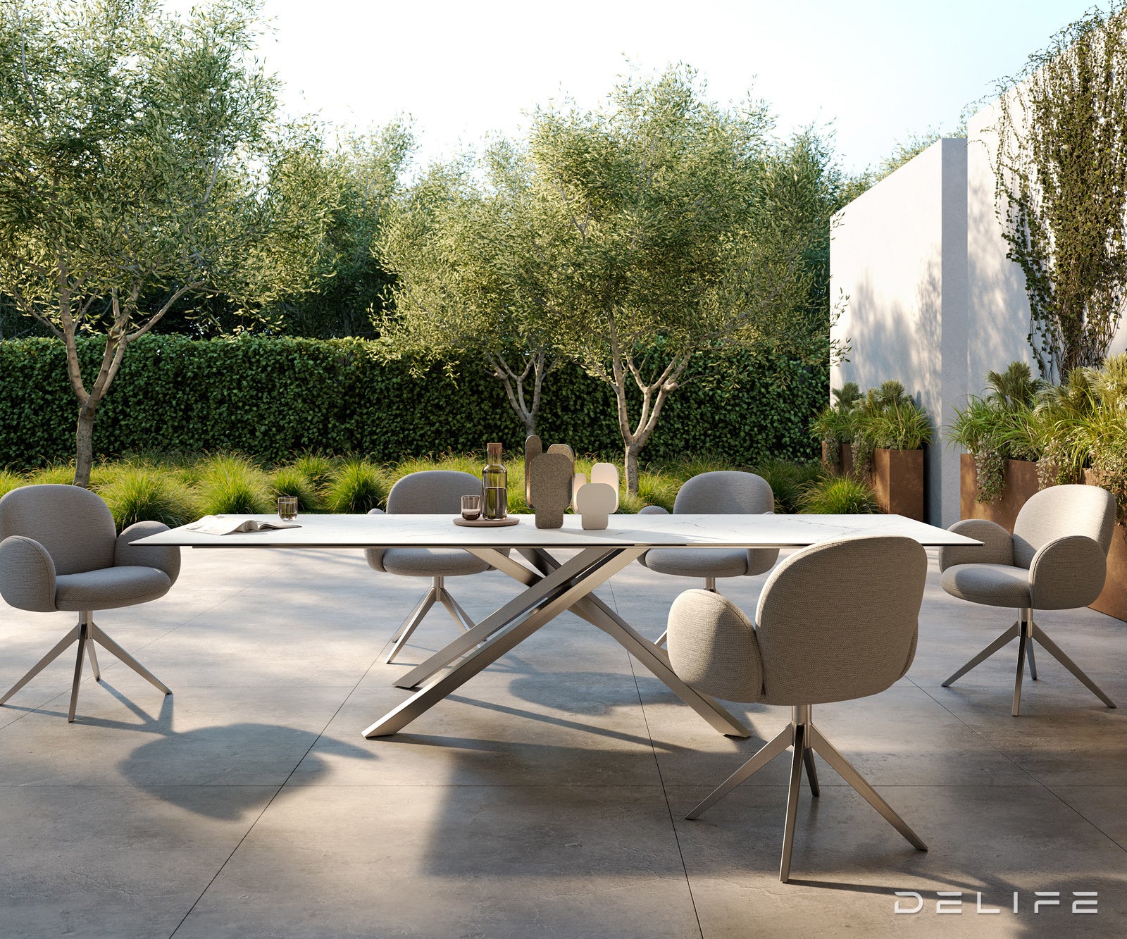 Outdoor stol Edge 300x100cm, Materijal: Keramika Statuarietto