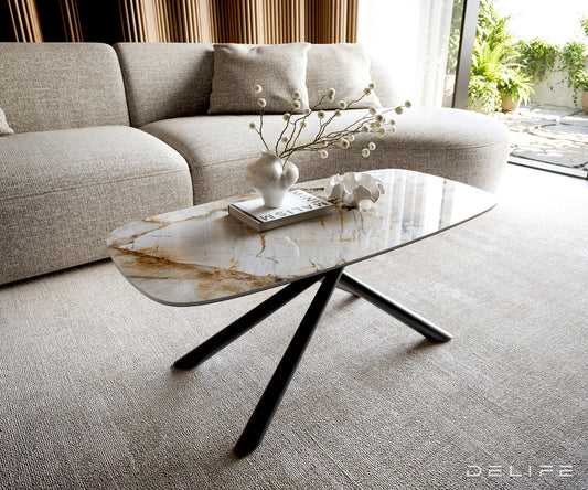 Klub stolić Edge 100x50cm, Materijal: Keramika