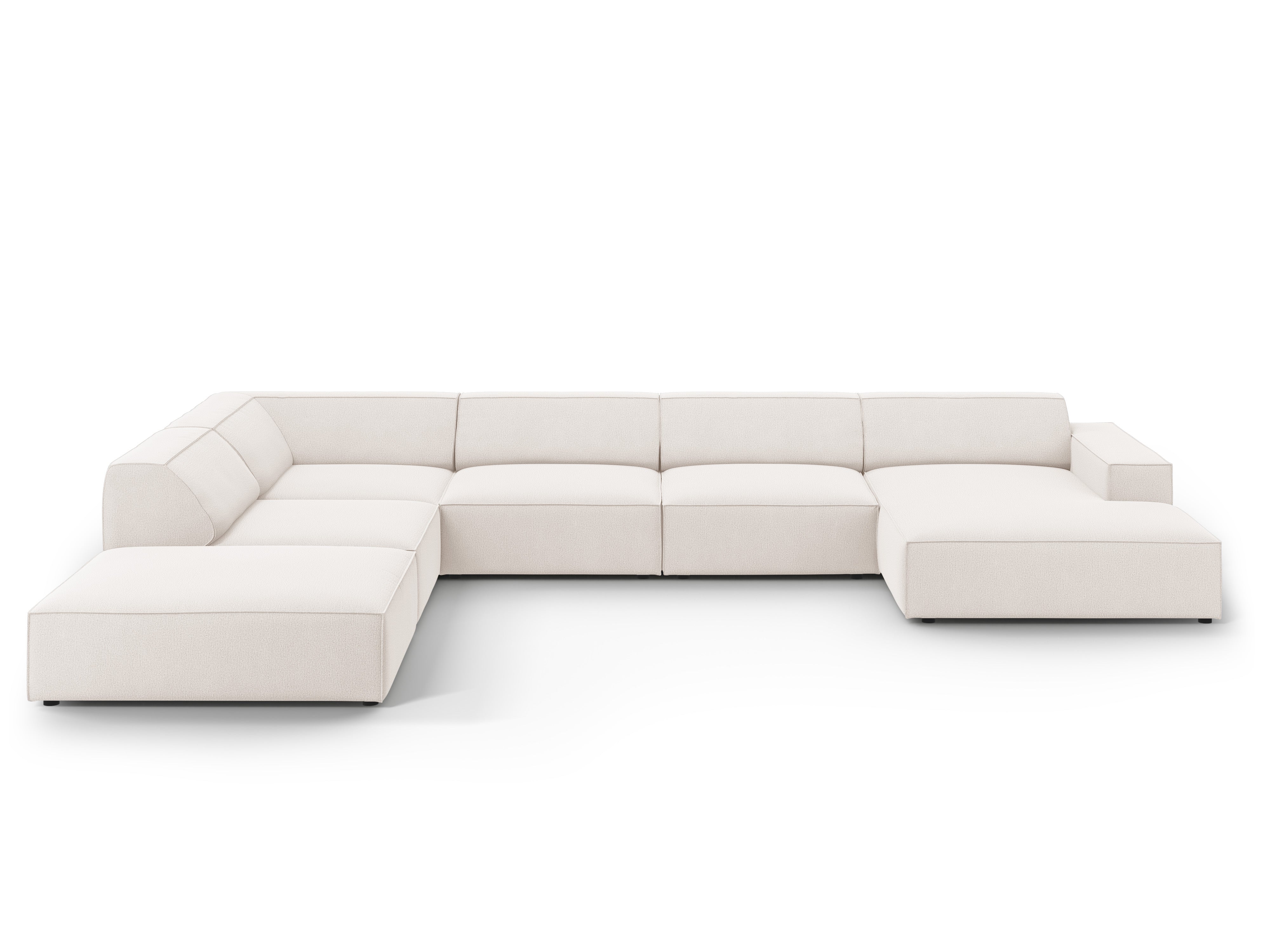 Kutna garnitura Jodie 361x258cm, Materijal: Strukturirana tkanina
