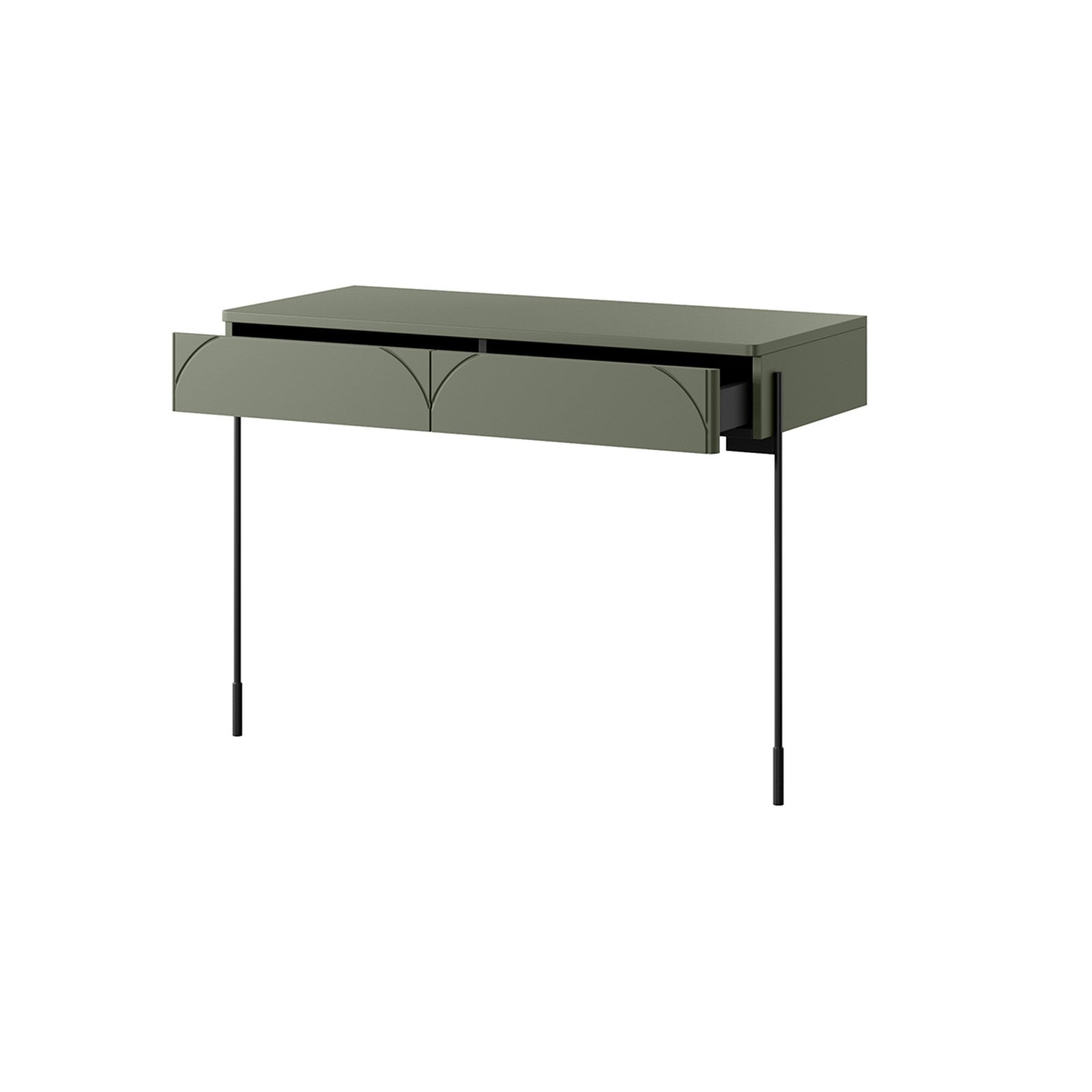 Pomoćni stolić Sonatia 104cm, 2 ladice, Materijal: MDF