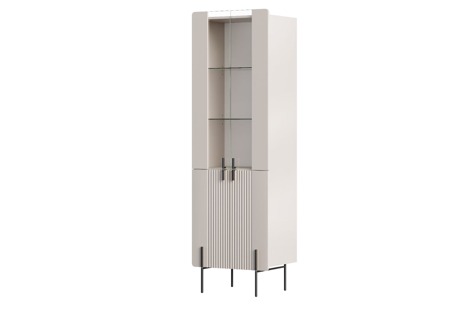 Vitrina Malmi 190cm, Materijal: MDF, Melaminska ploča
