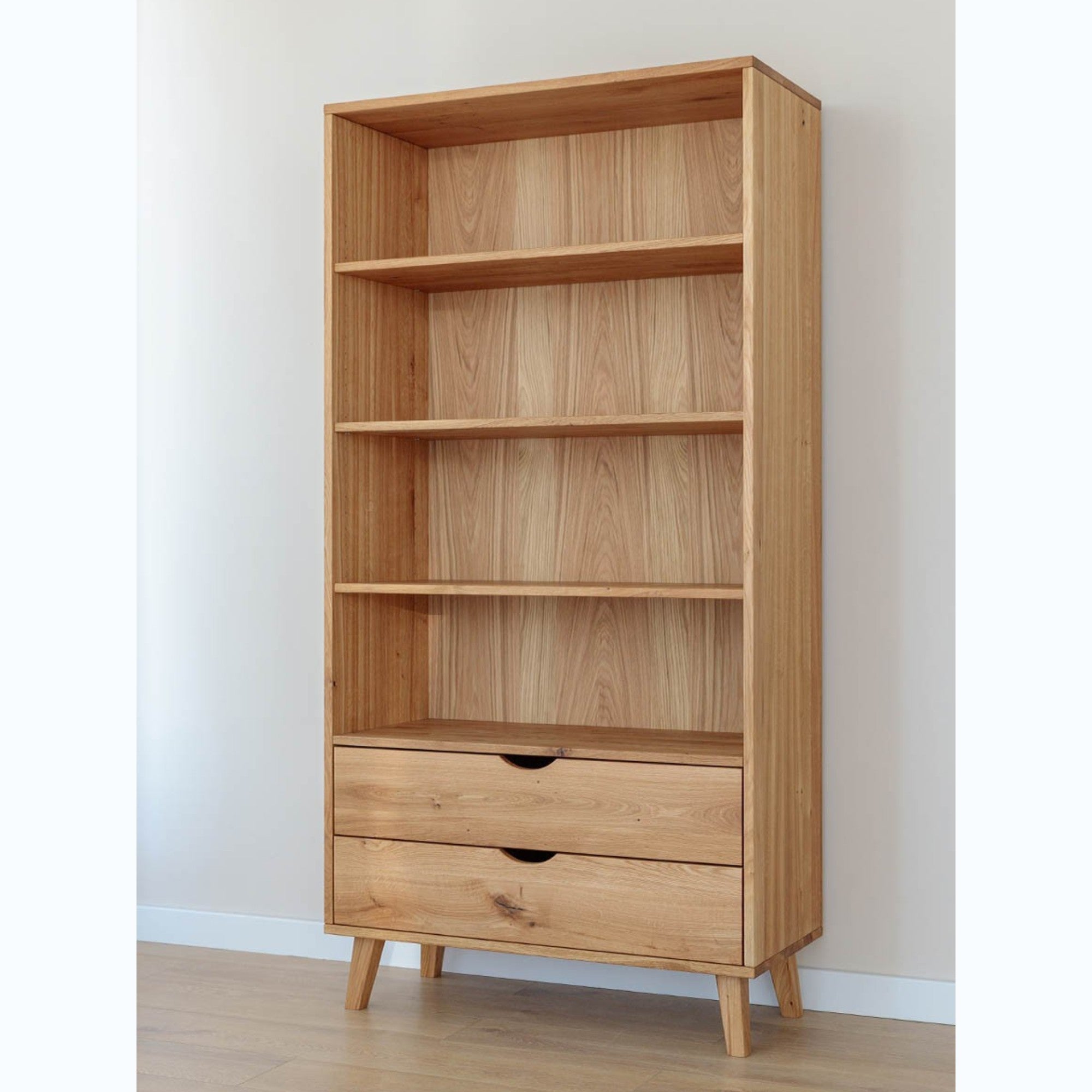 Vitrina Simona 40x180 cm, Materijal: Masivno Drvo Hrast