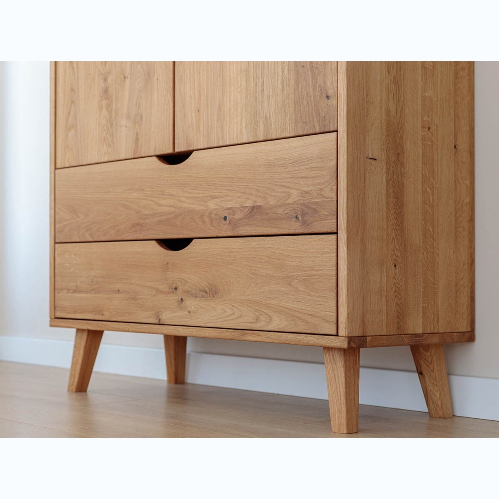 Ormar Simona 90x180 cm, Materijal: Masivno Drvo Hrast