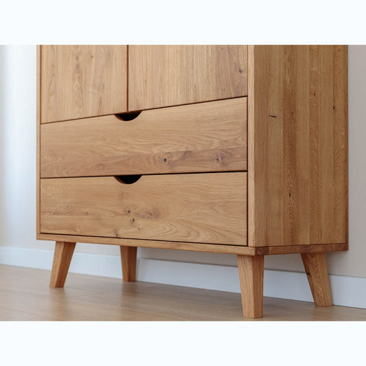 Ormar Simona 90x180 cm, Materijal: Masivno Drvo Hrast