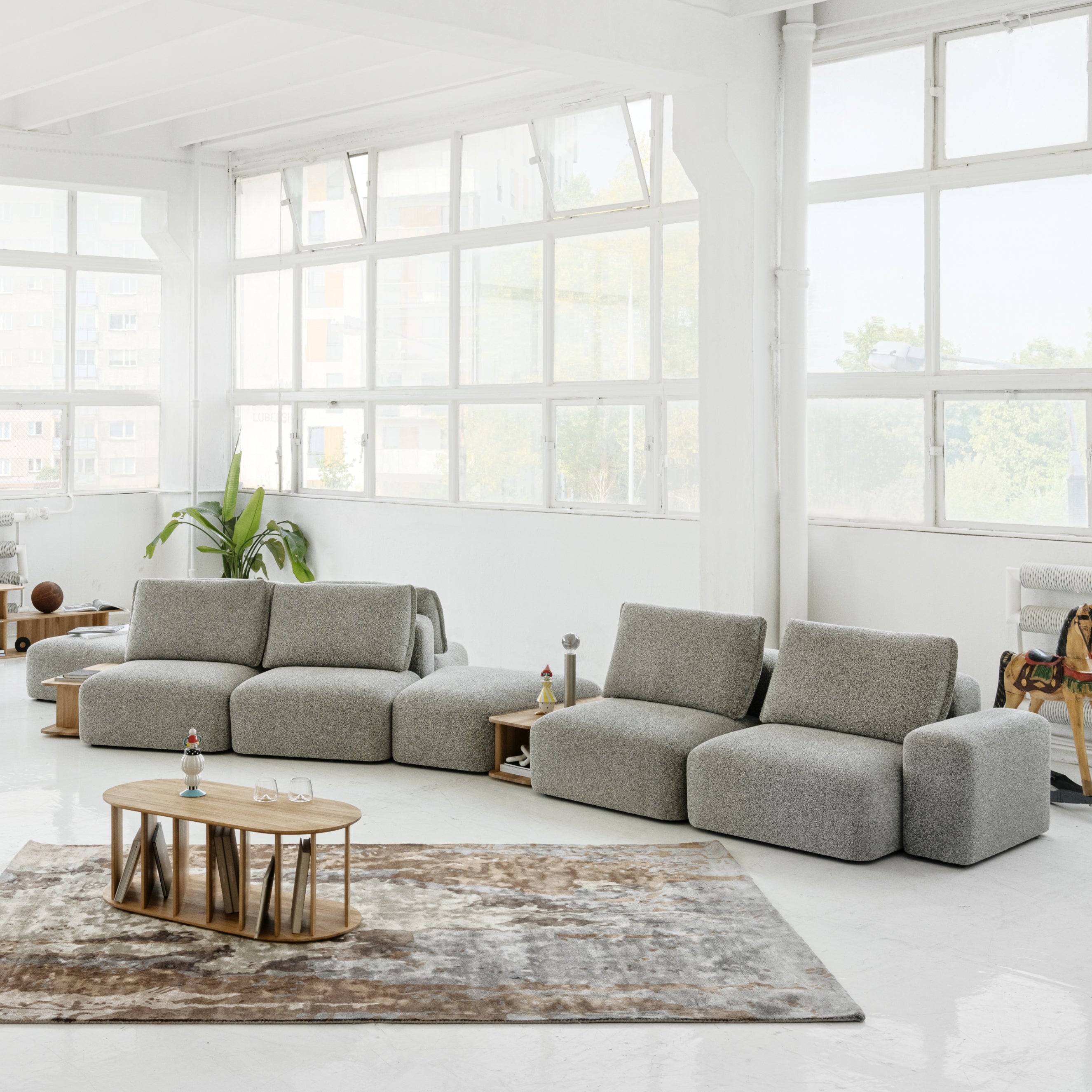 Modularna garnitura Dune, Materijal: Mogućnost izbora