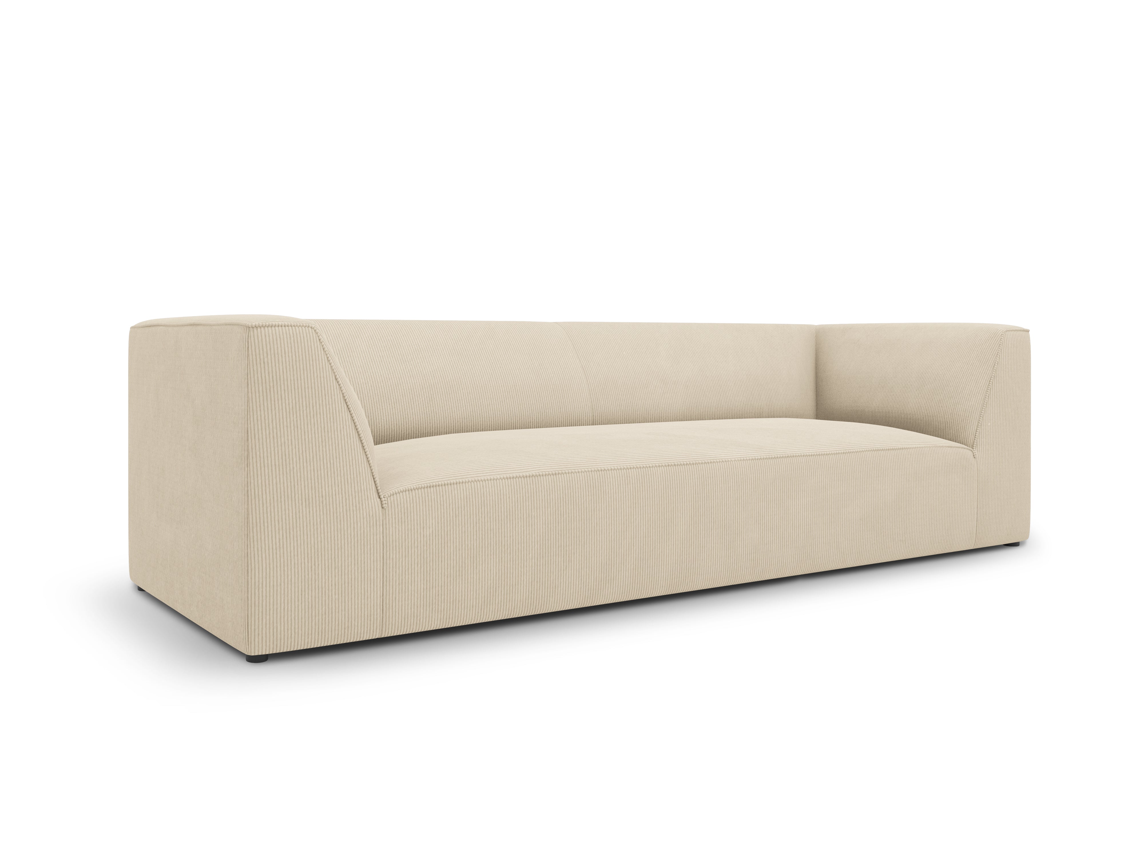 Sofa Ruby, 3 sjedala, 232x92cm, Materijal: Rebrasta tkanina