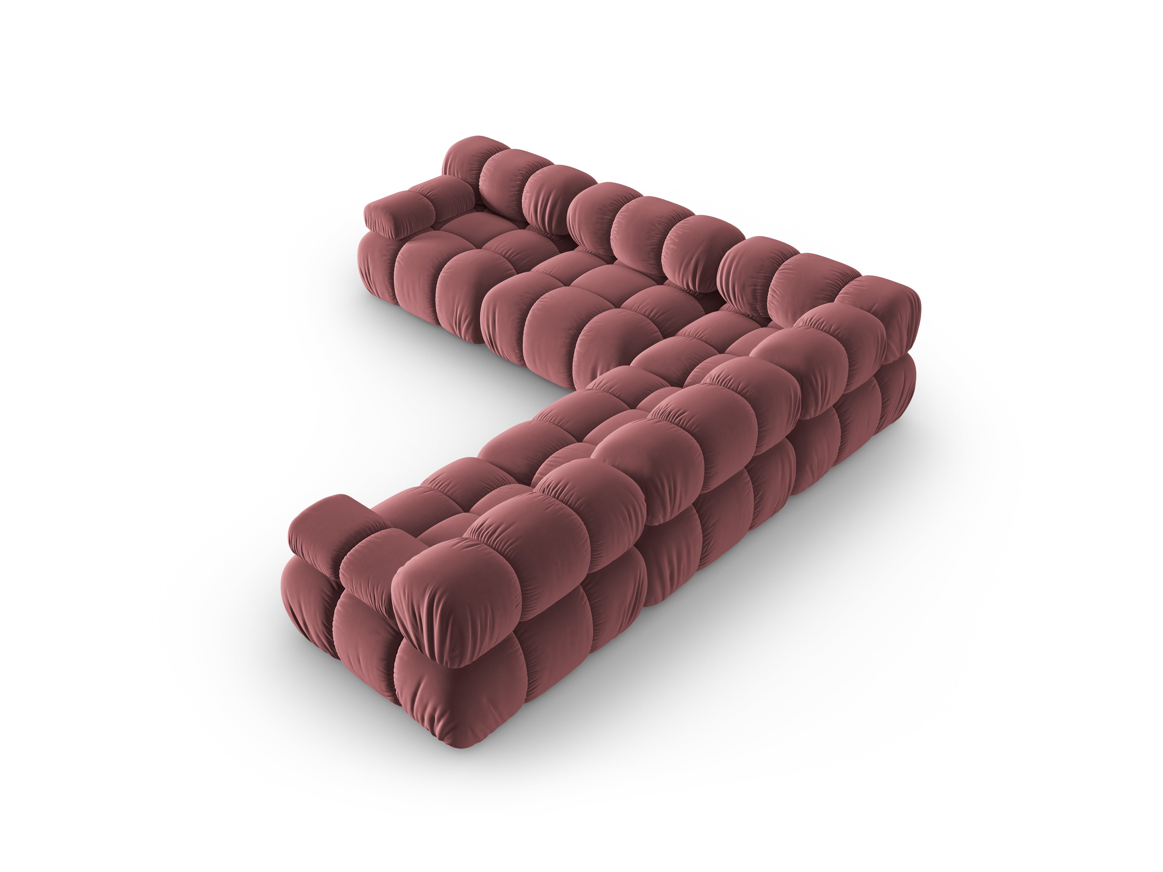 Kutna garnitura Bellis 4 sjedala, 282x282cm, Materijal: Baršun