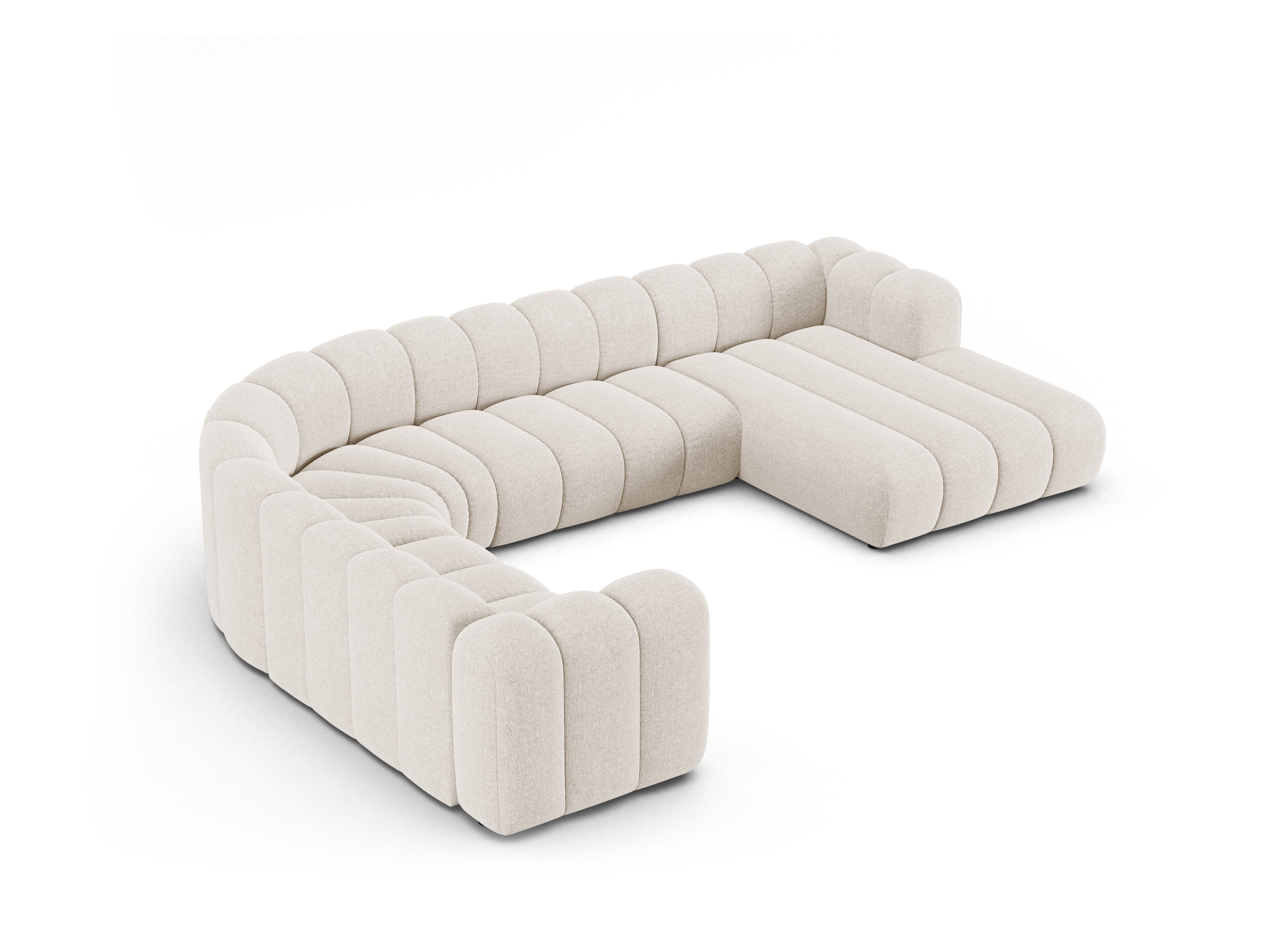 Kutna garnitura Lupine 370x280cm, Materijal: Chenille Eden