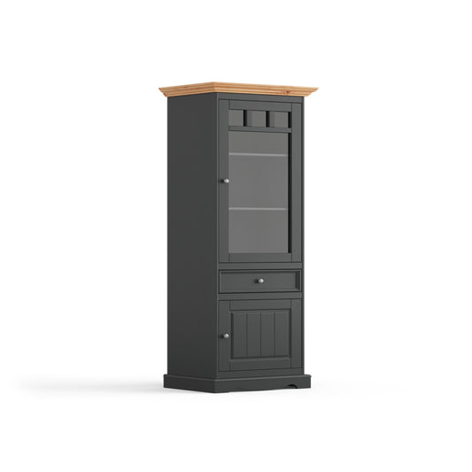 Vitrina Belluno 44,2x190 cm, Materijal: Masivna Borovina